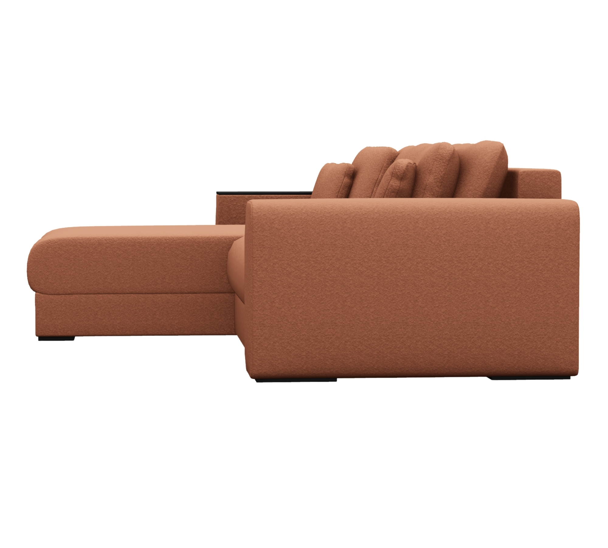 Björnen Schlafsofa Récamiere Links Baloo Rost 2078