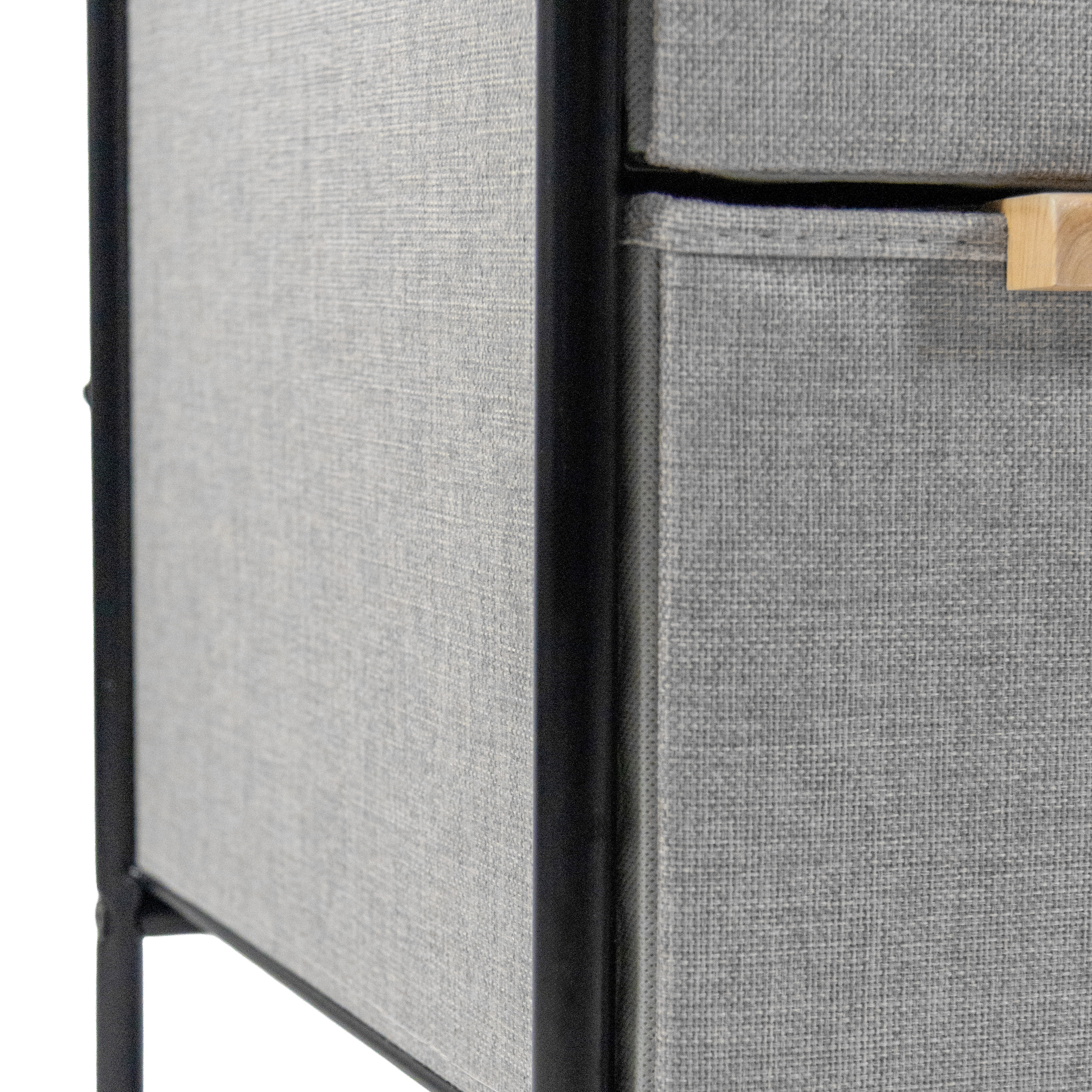 Chest of drawers STUVAR 58x40x79cm 3 drawers taupe hjh LIVING