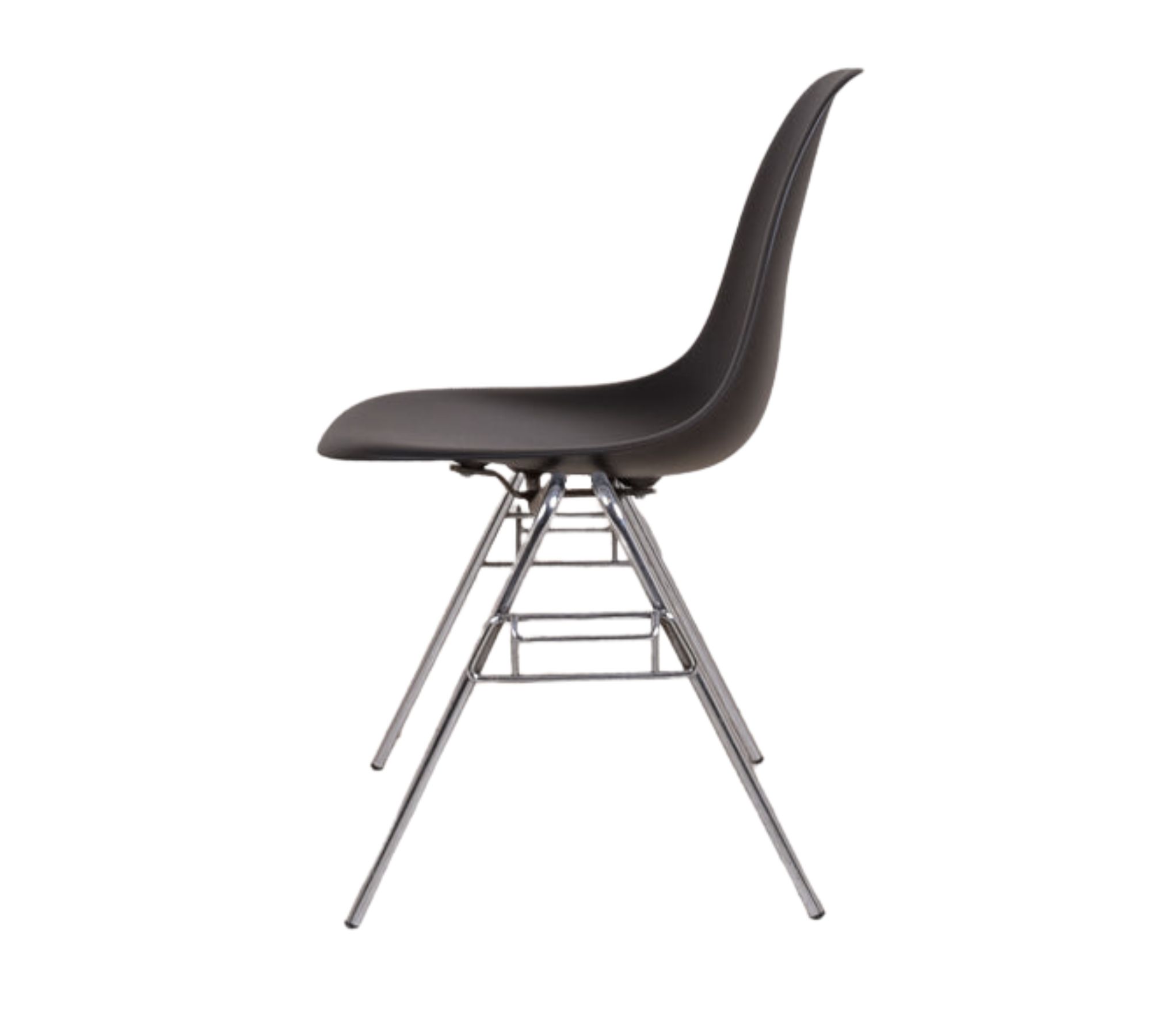 Eames DSS Plastic Side Chair Schwarz