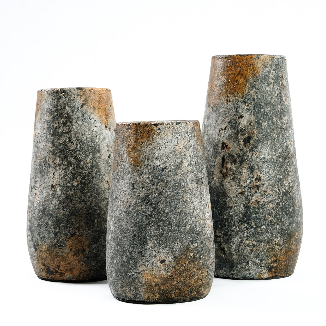 Spooky Vase Keramik Grau