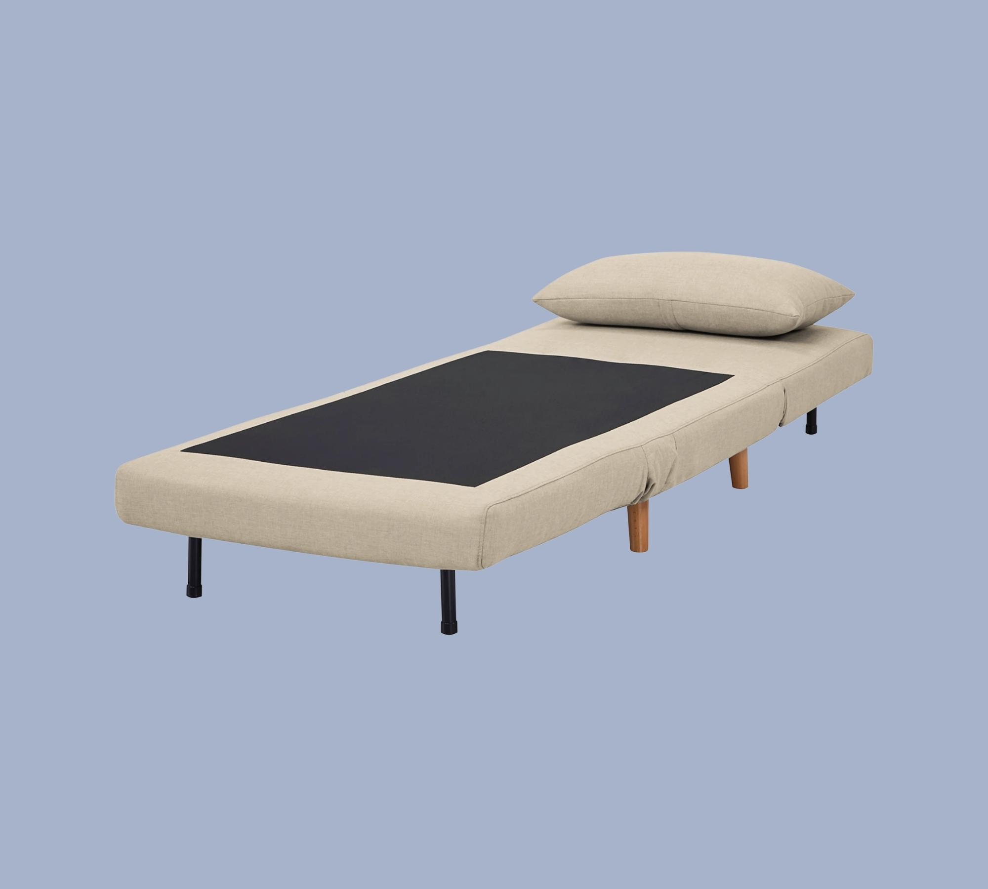 Schlafsessel Webstoff Beige