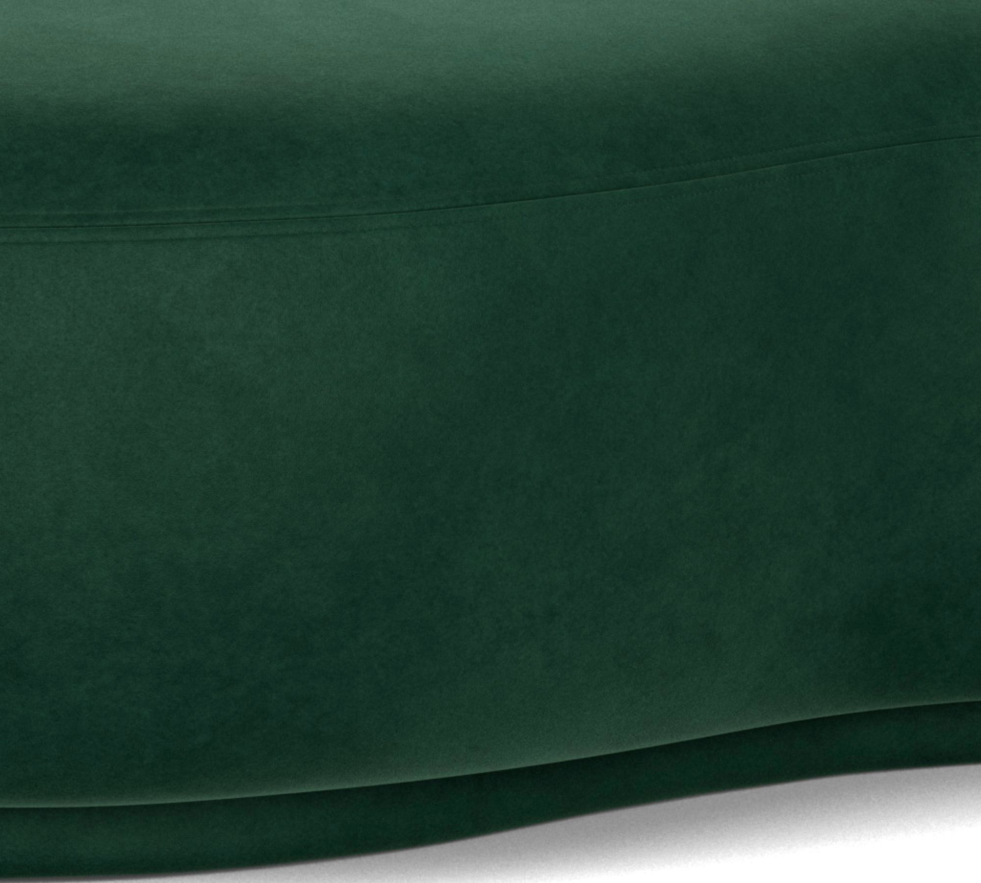 Rose 2,5-Sitzer Sofas Velour Lux Dark Green
