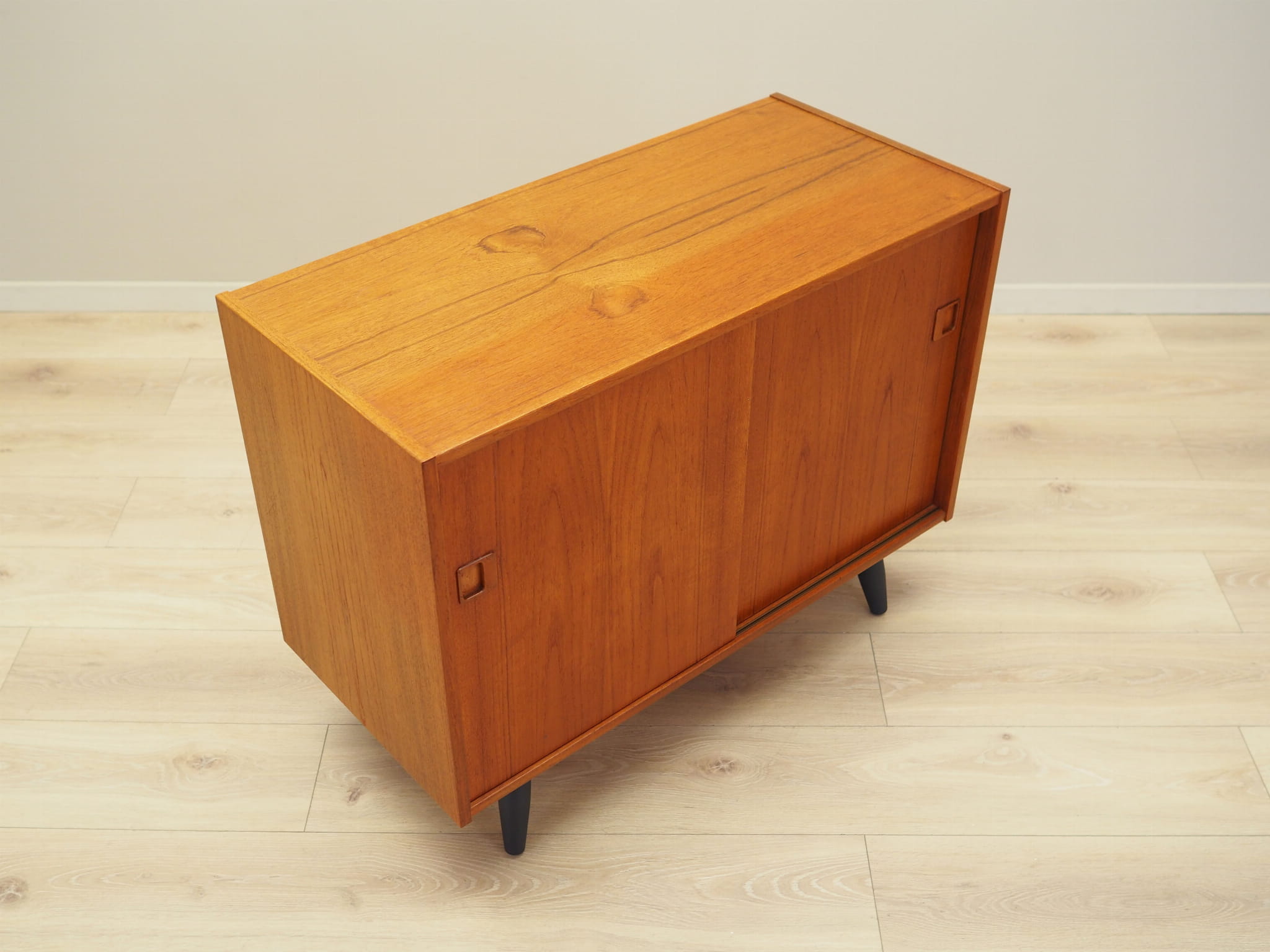 Vintage Schrank Teakholz Braun 1970er Jahre