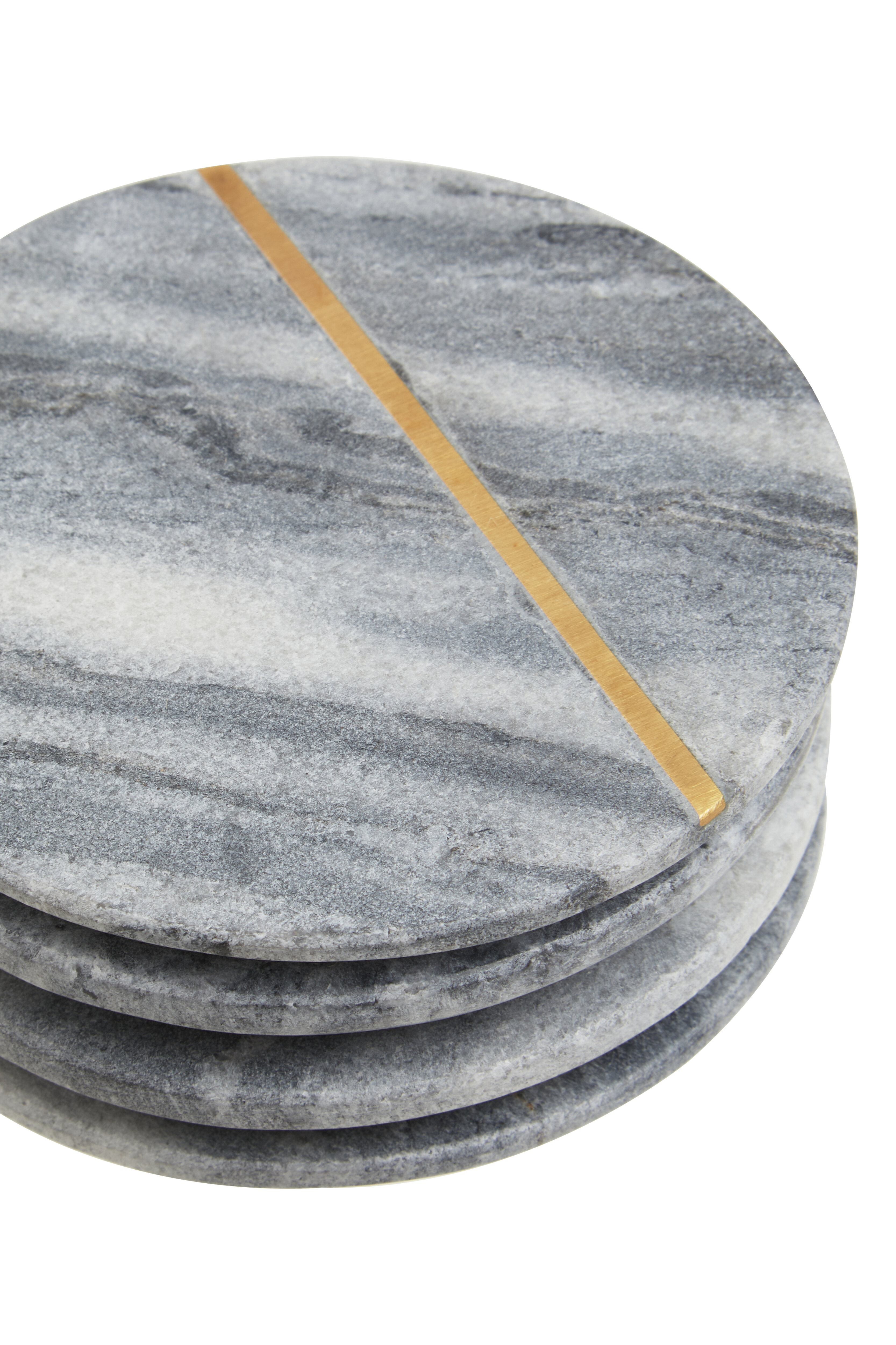 4x Kira Grey Marble Untersetzer
