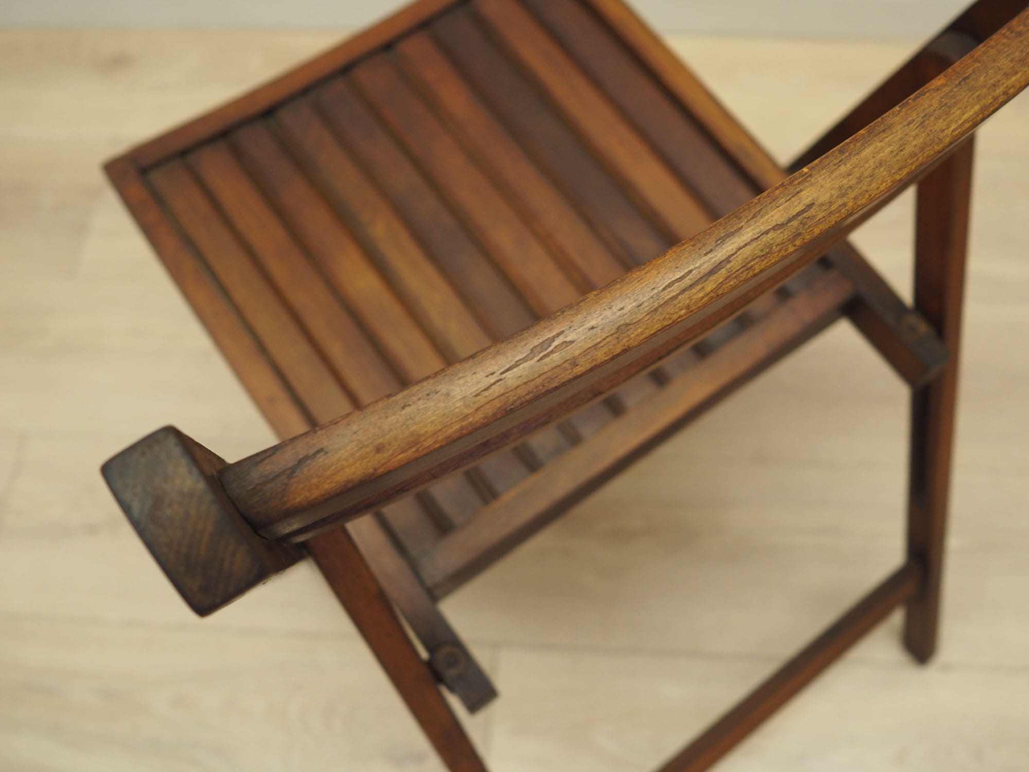 3x Chair Wood Brown 1990s