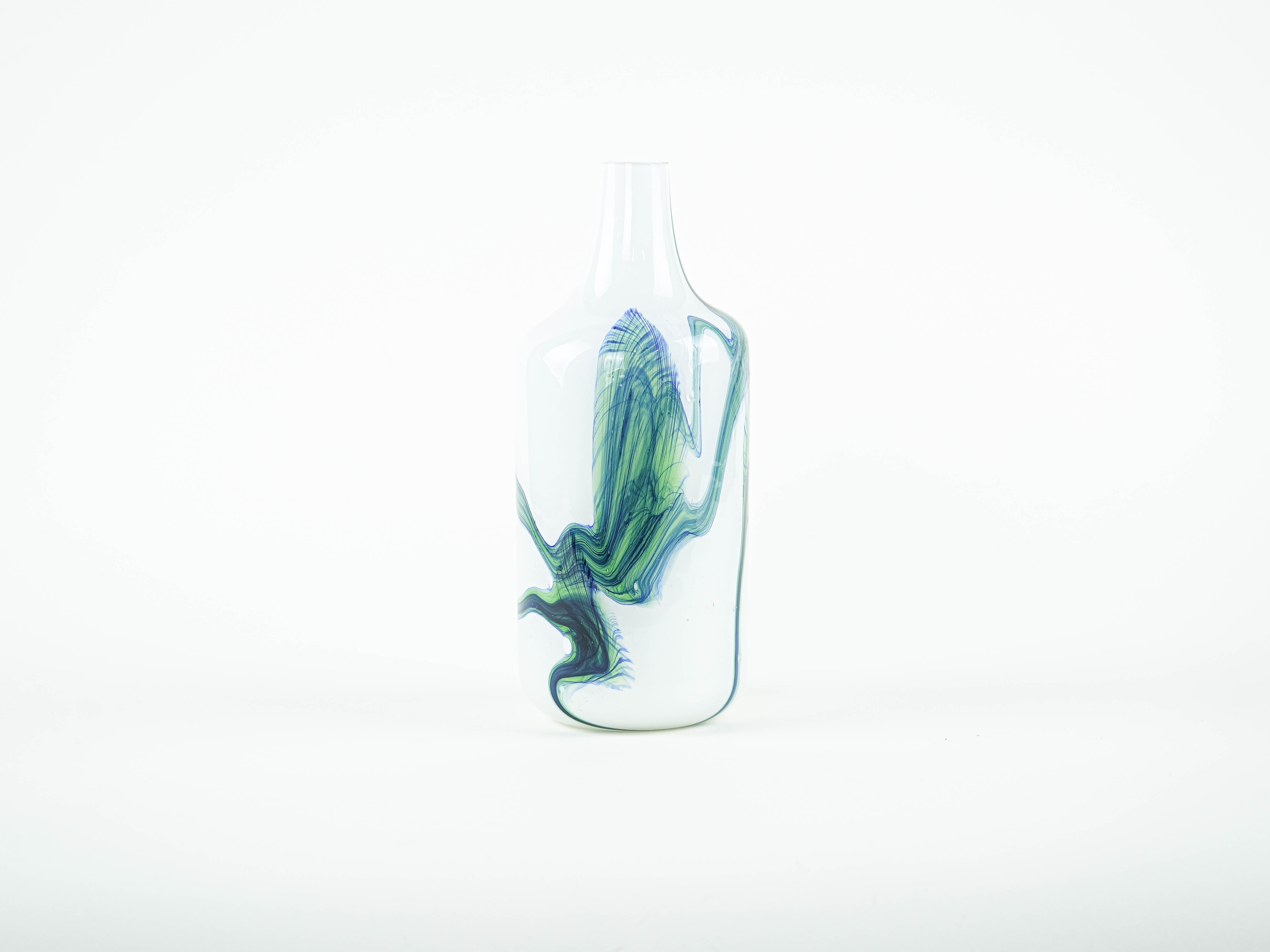 Glass vase 1970s