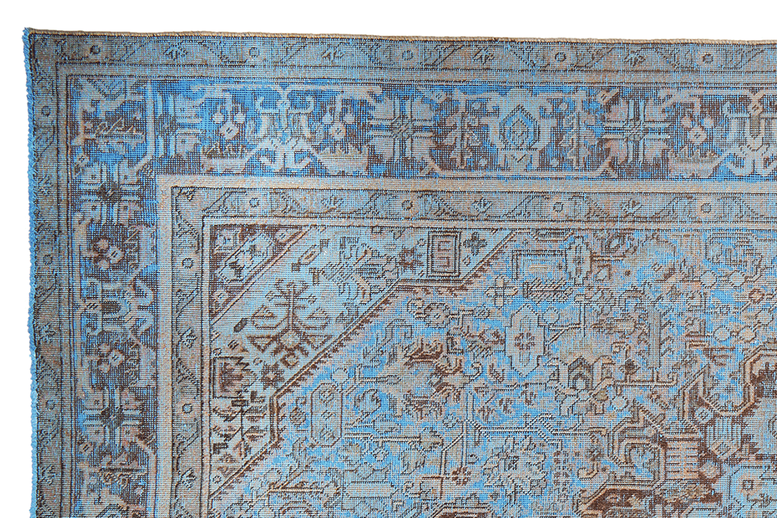 Vintage Teppich Blau