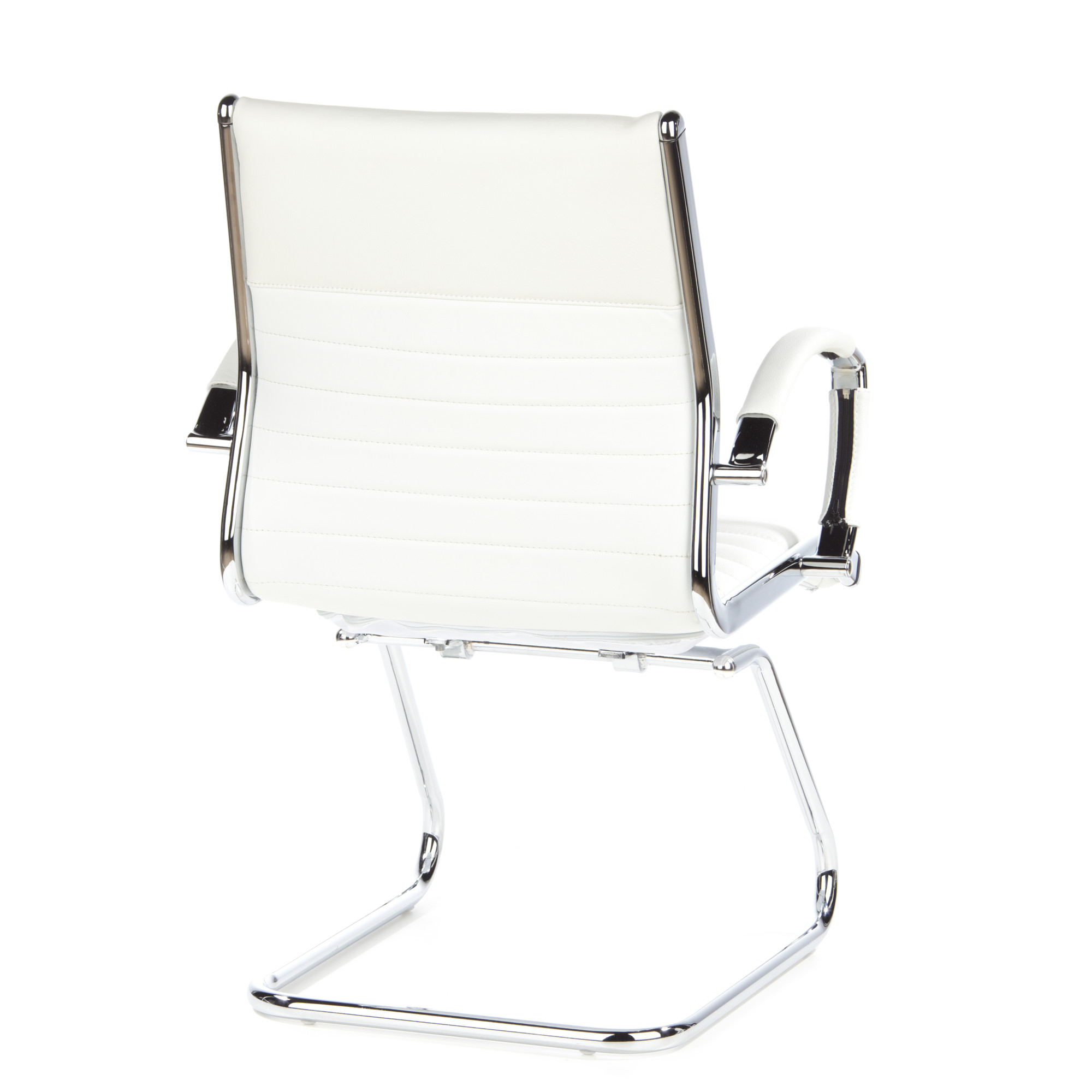 PARMA V Chair Cantilever Leather White