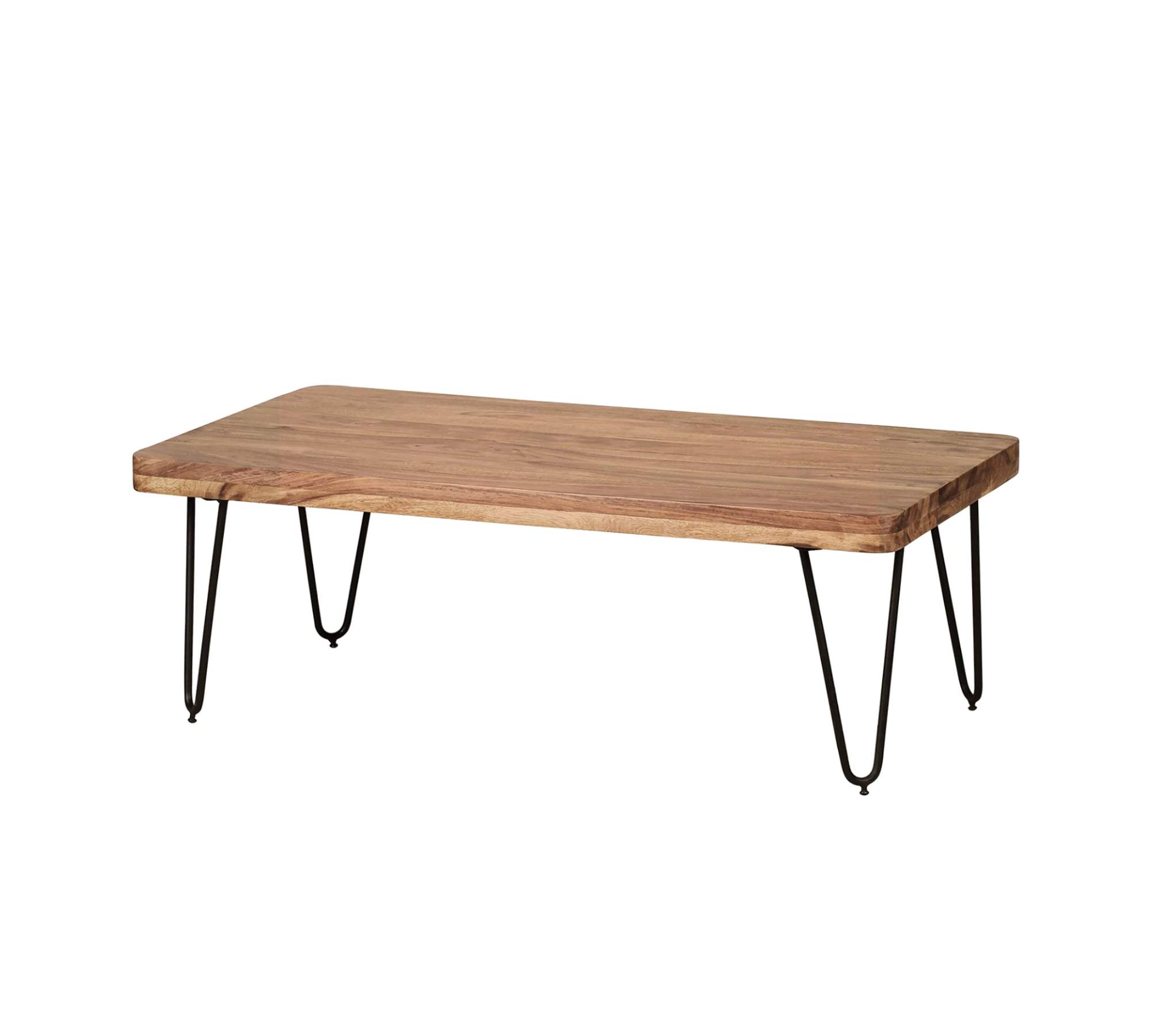 Couchtisch Massivholz Metalll