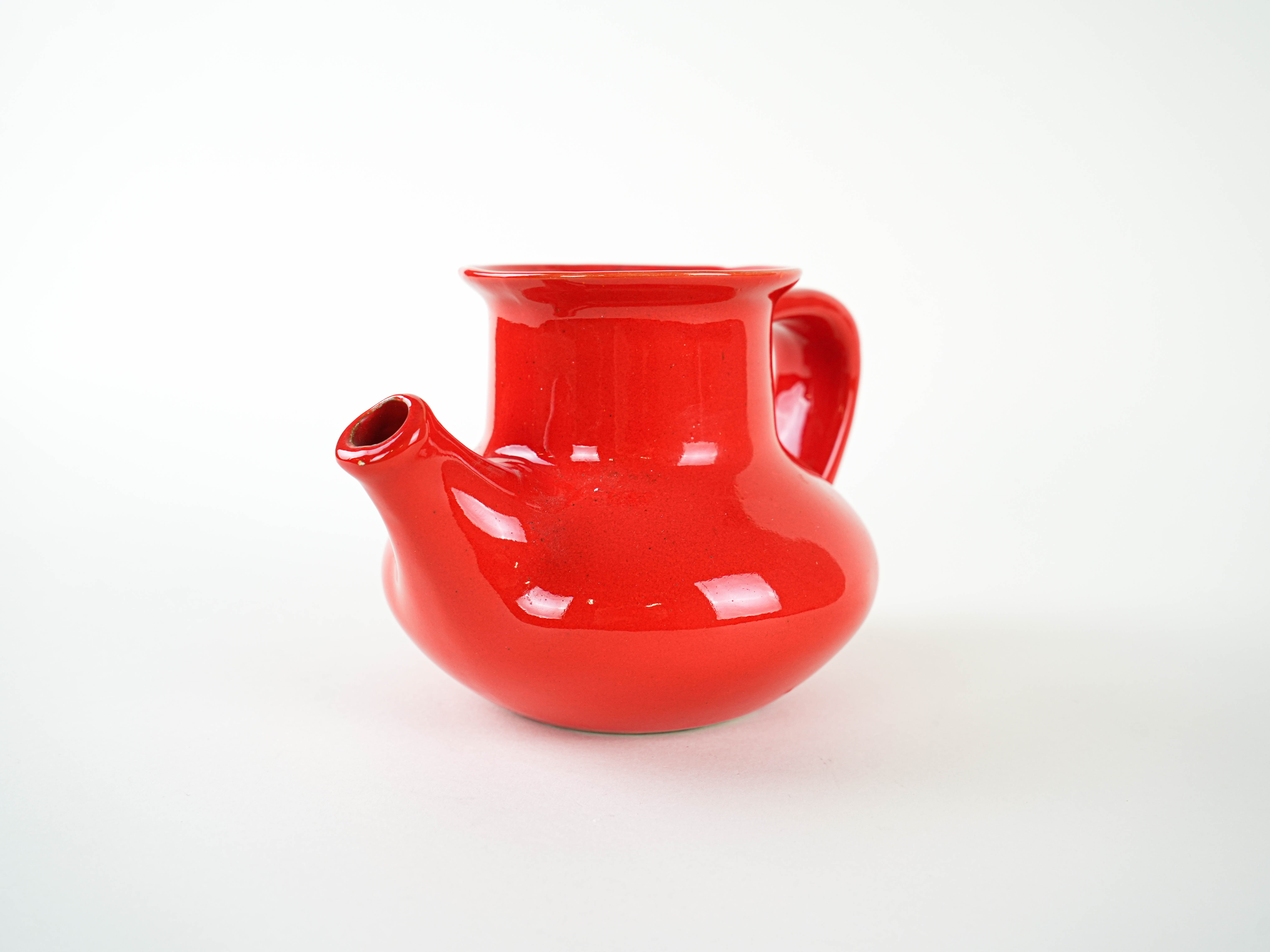 Pitcher Ceramic Red 1960s
