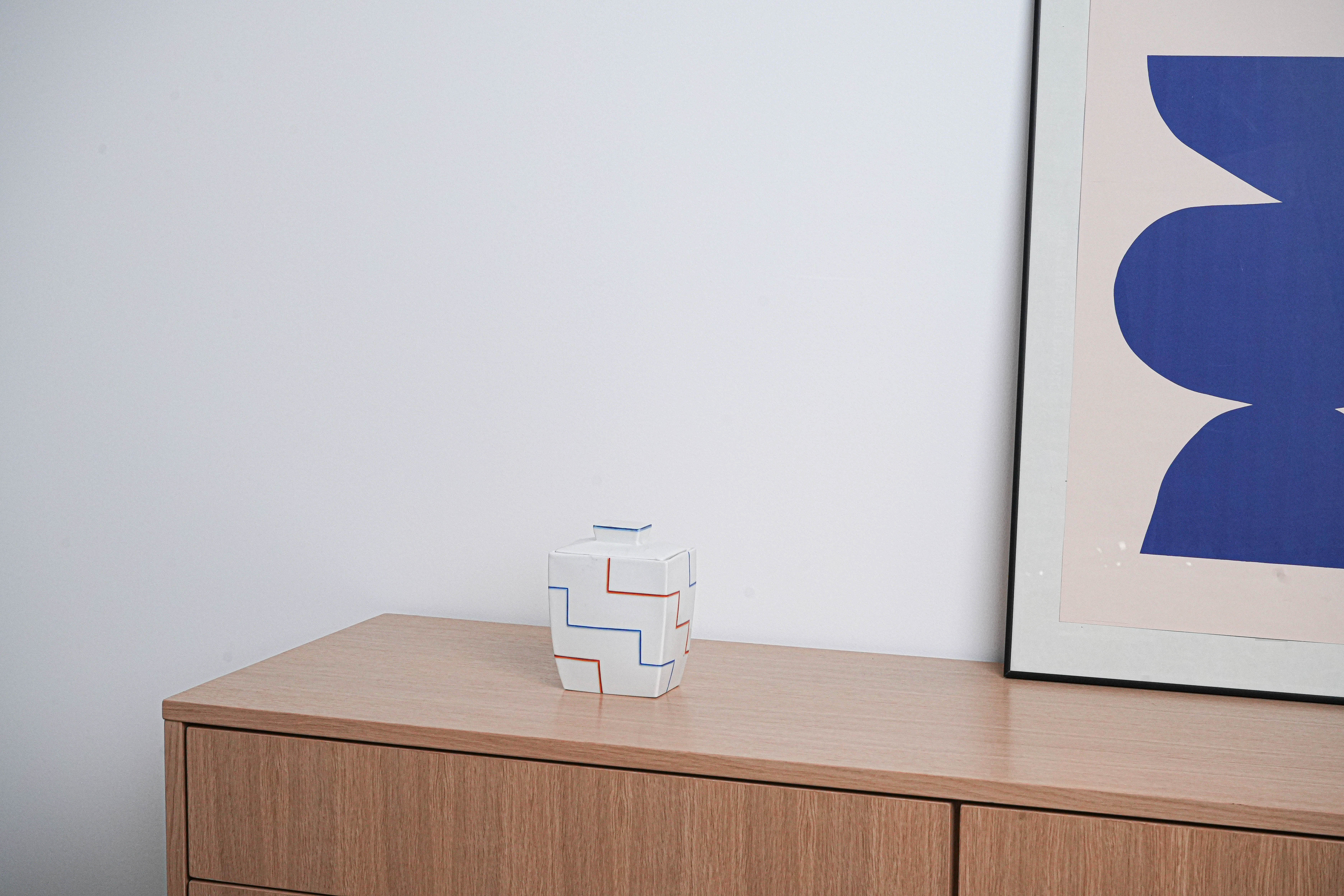 Ceramic vase White 1960s