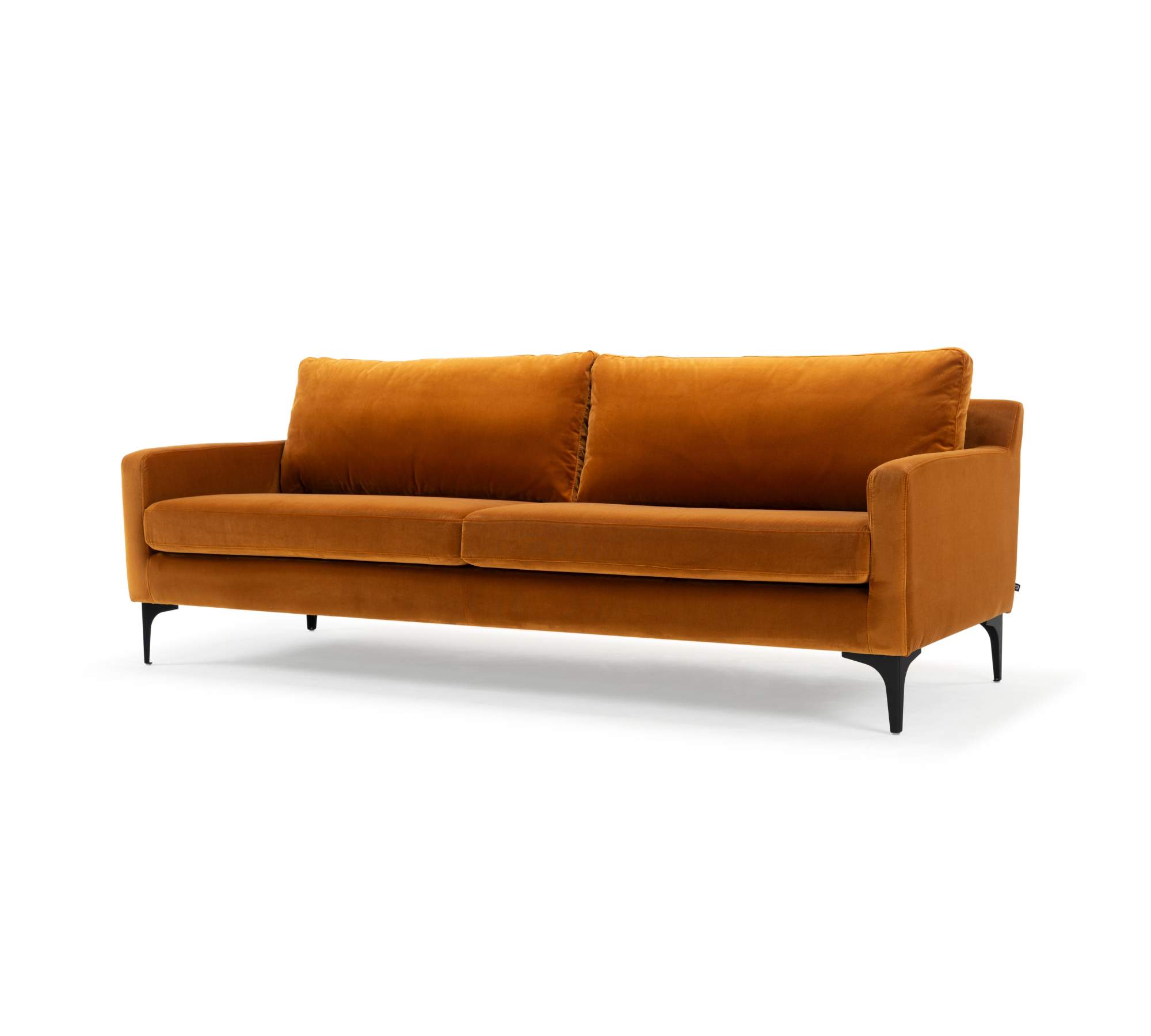 Astha Sofa 3-Sitzer Velours Matt Amber 
