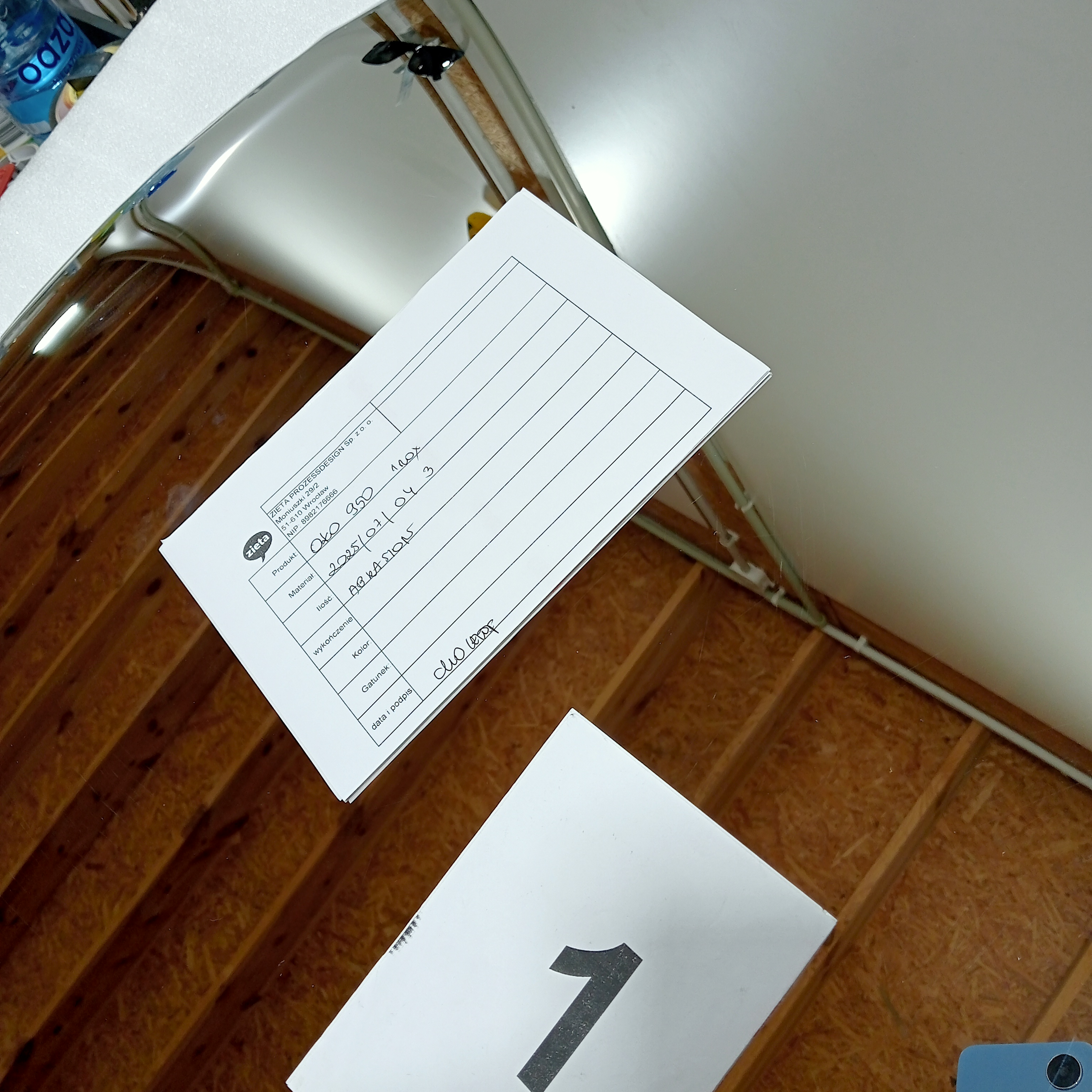 OKO Mirror 950 Stainless Steel Inox Polished Silver