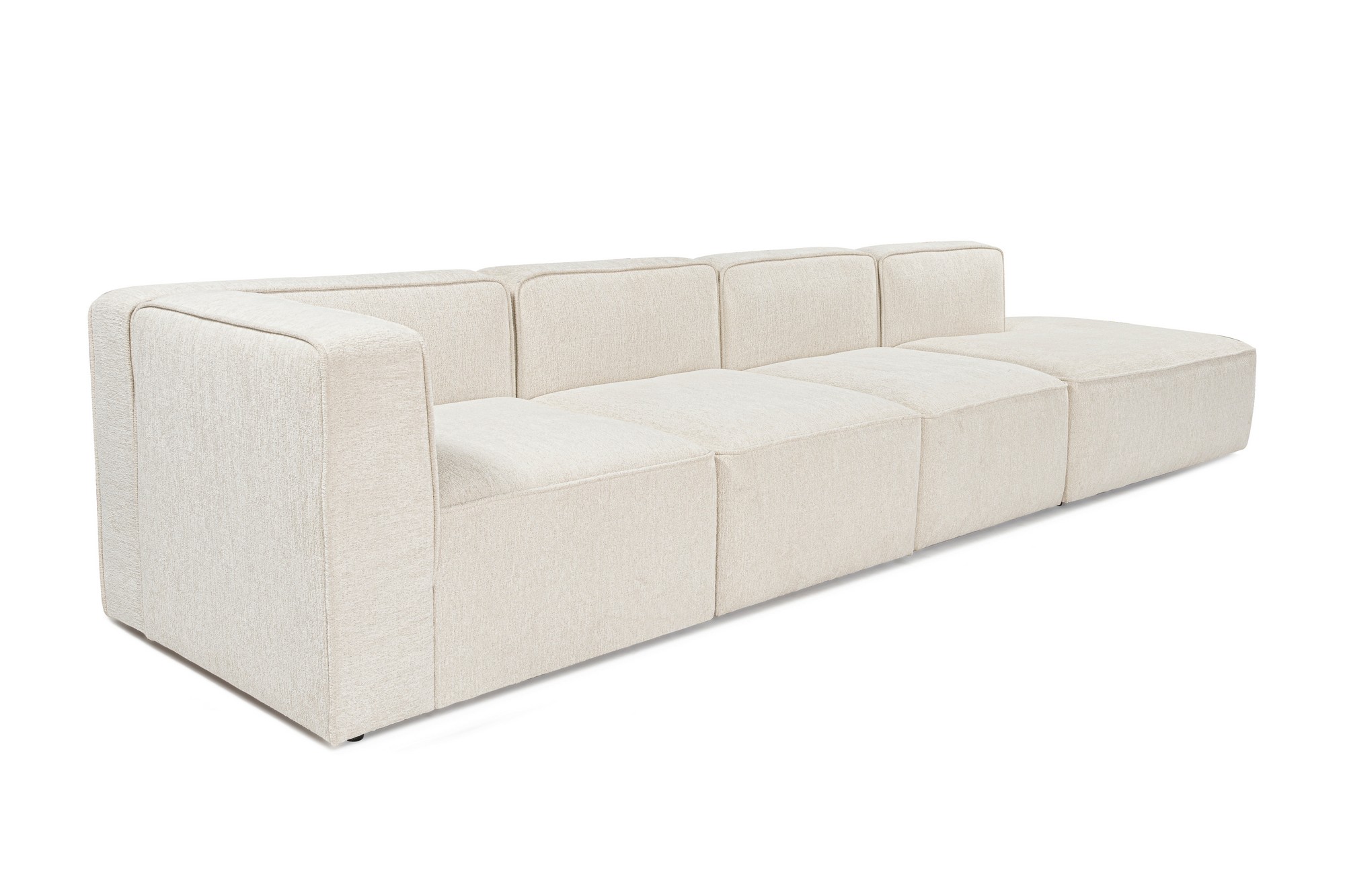 More M Modulsofa 4-Sitzer Creme