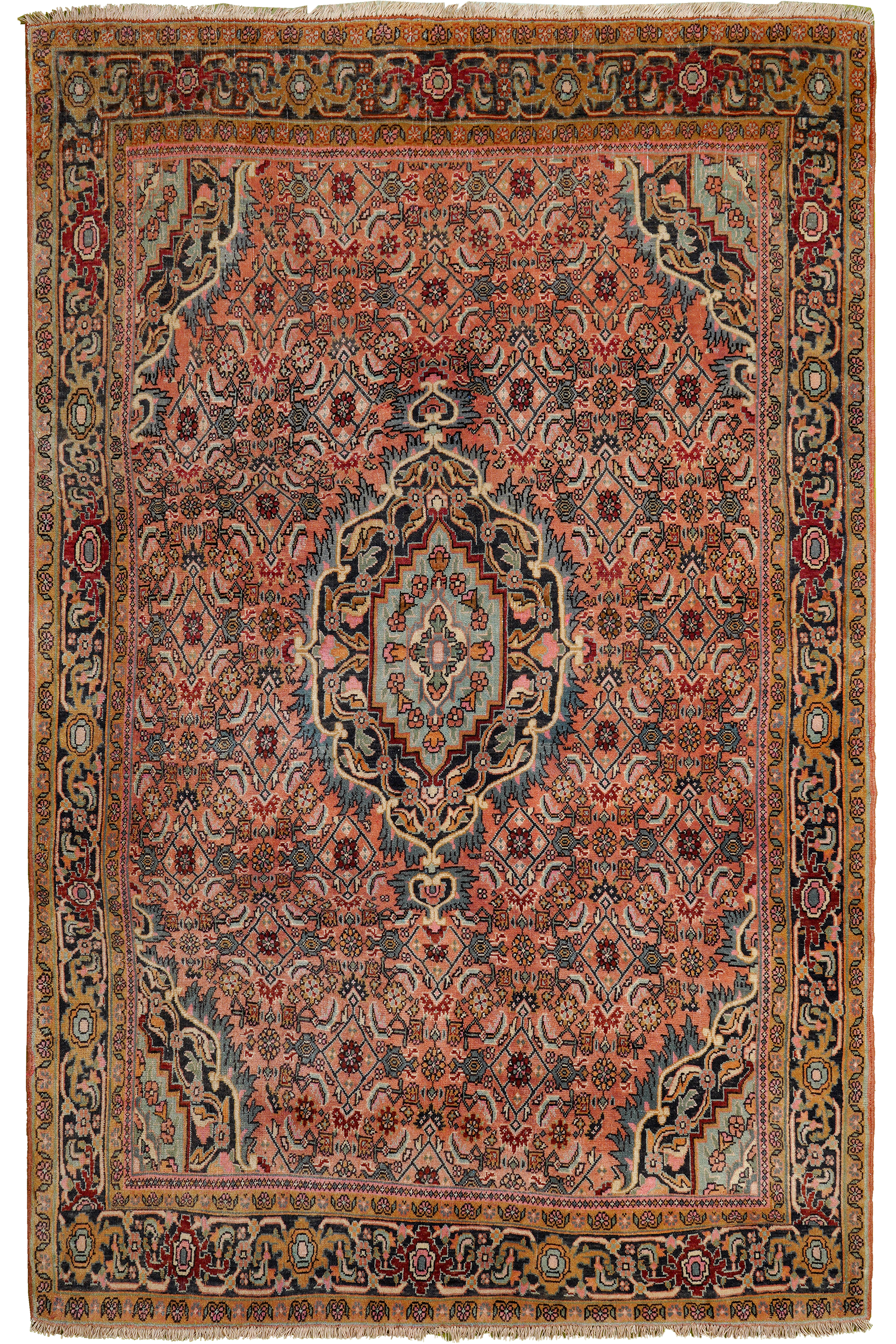 Heritage Teppich Wolle Braun