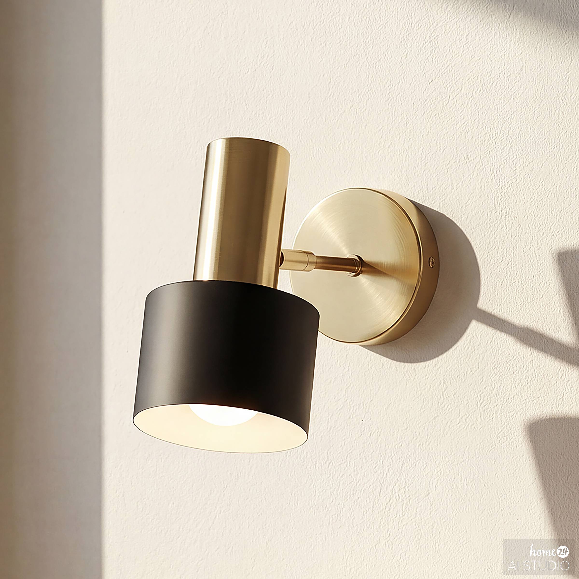 Wall lamp AHMA with rechargeable battery bulb