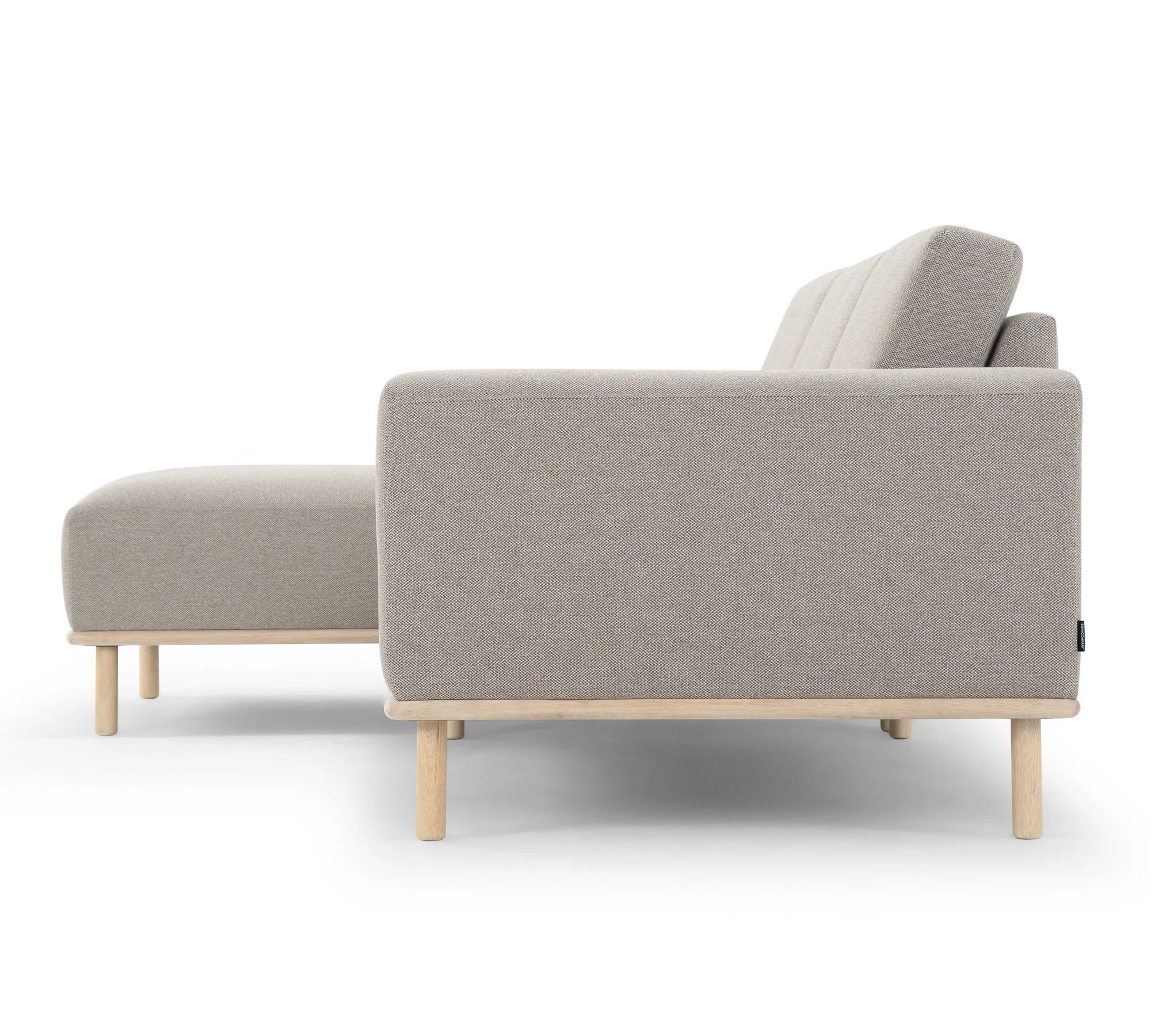 Vilmar Sofa mit Récamiere Links Agnes Brown