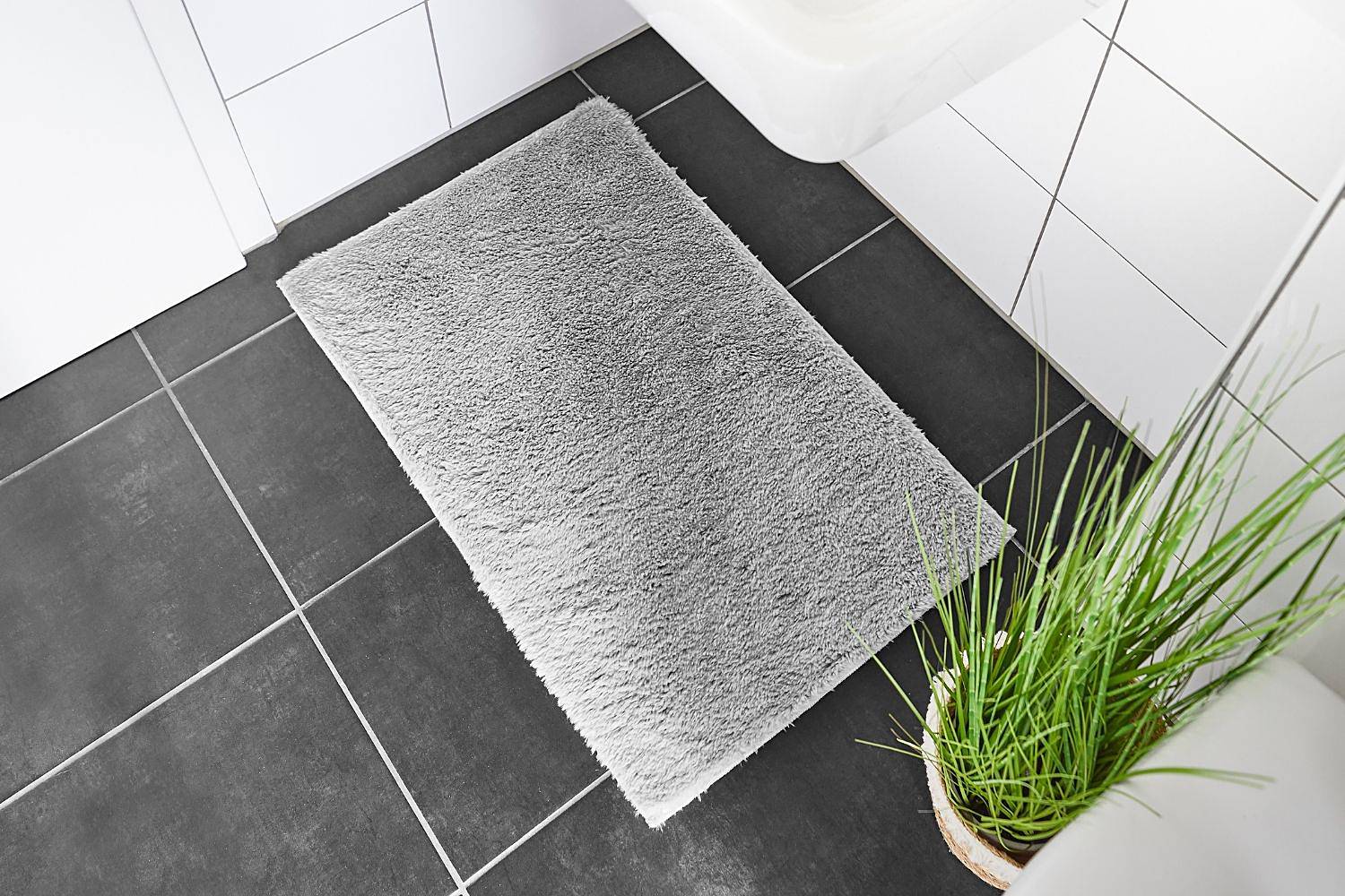 Florida Badematte Grau 60 x 100 cm