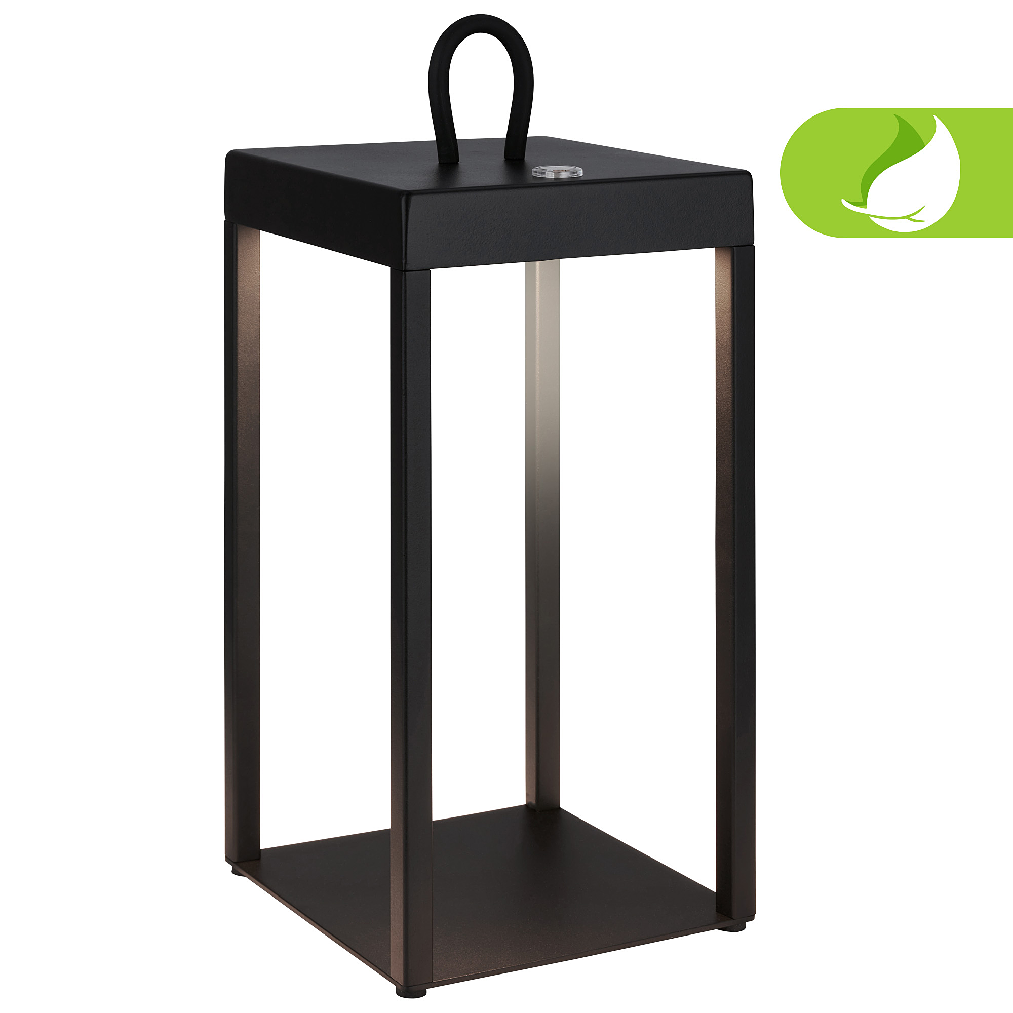LED Battery Table Lamp Luca Black