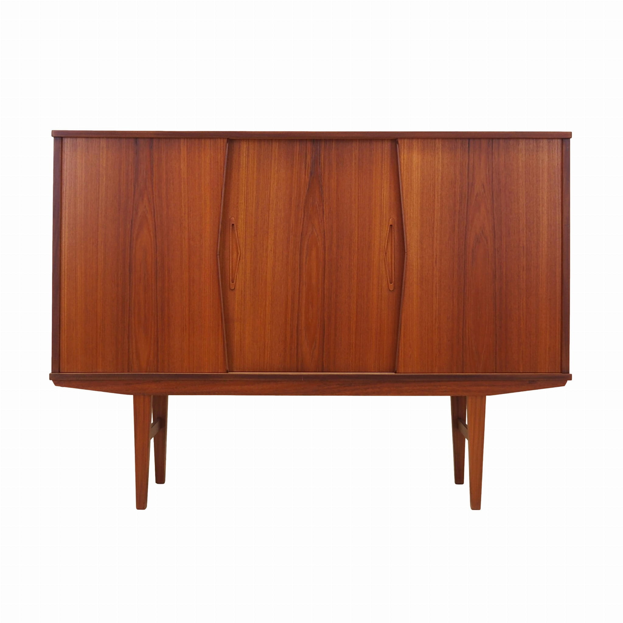 Highboard Holz Braun 1970er Jahre