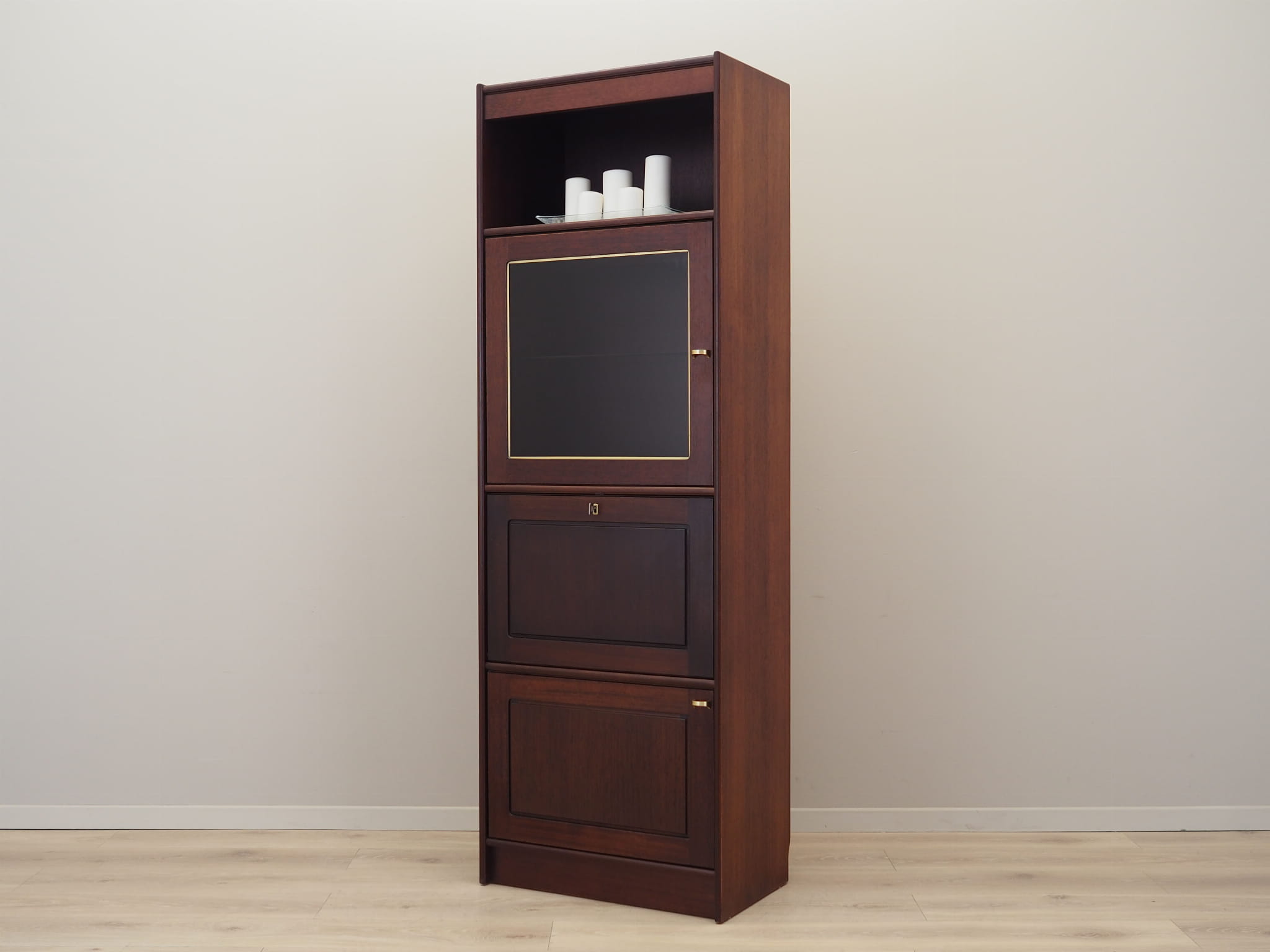 Mahogany Vitrine 1970 Jahre
