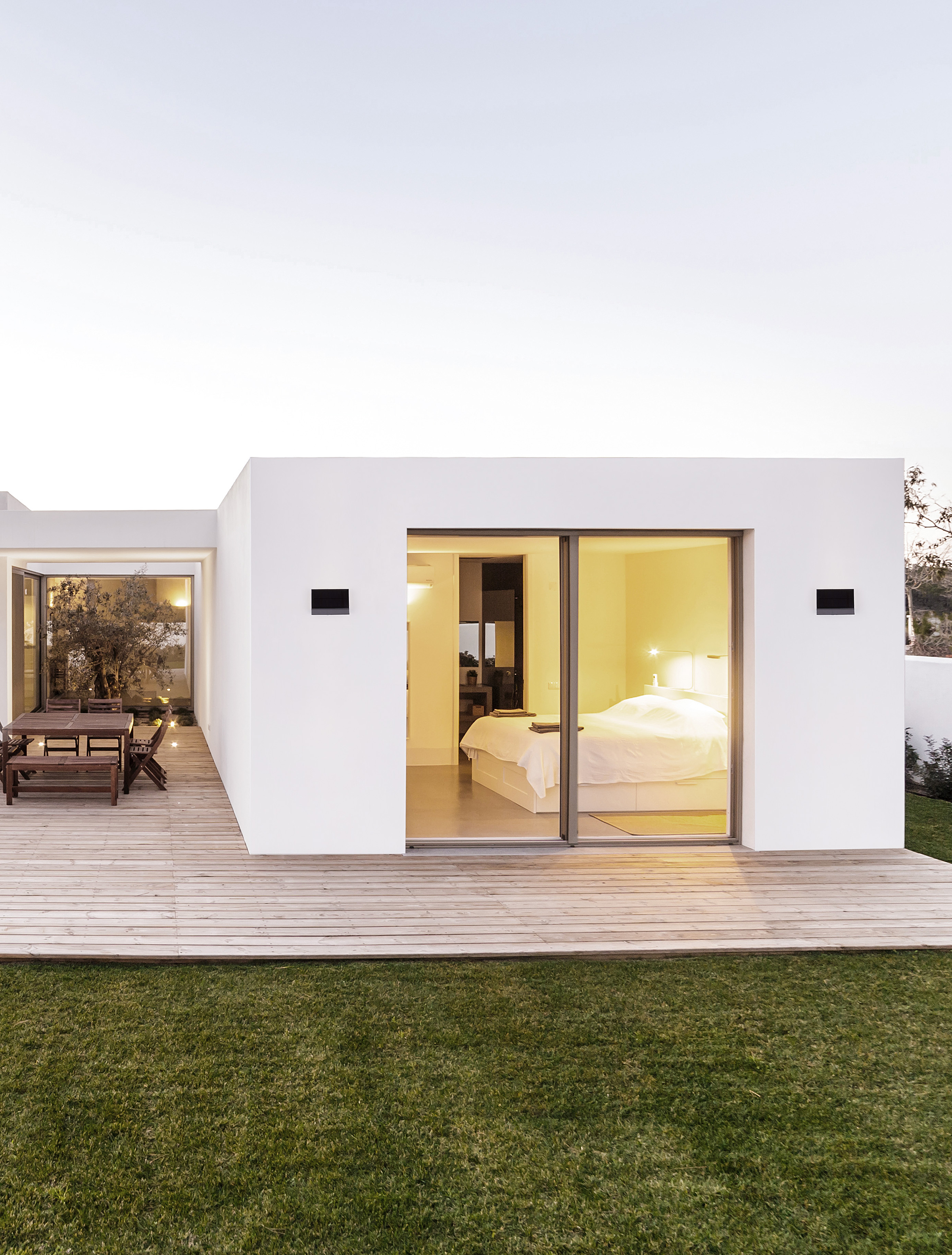 Prim Außenwandleuchten Aluminium Klarglas Anthrazit