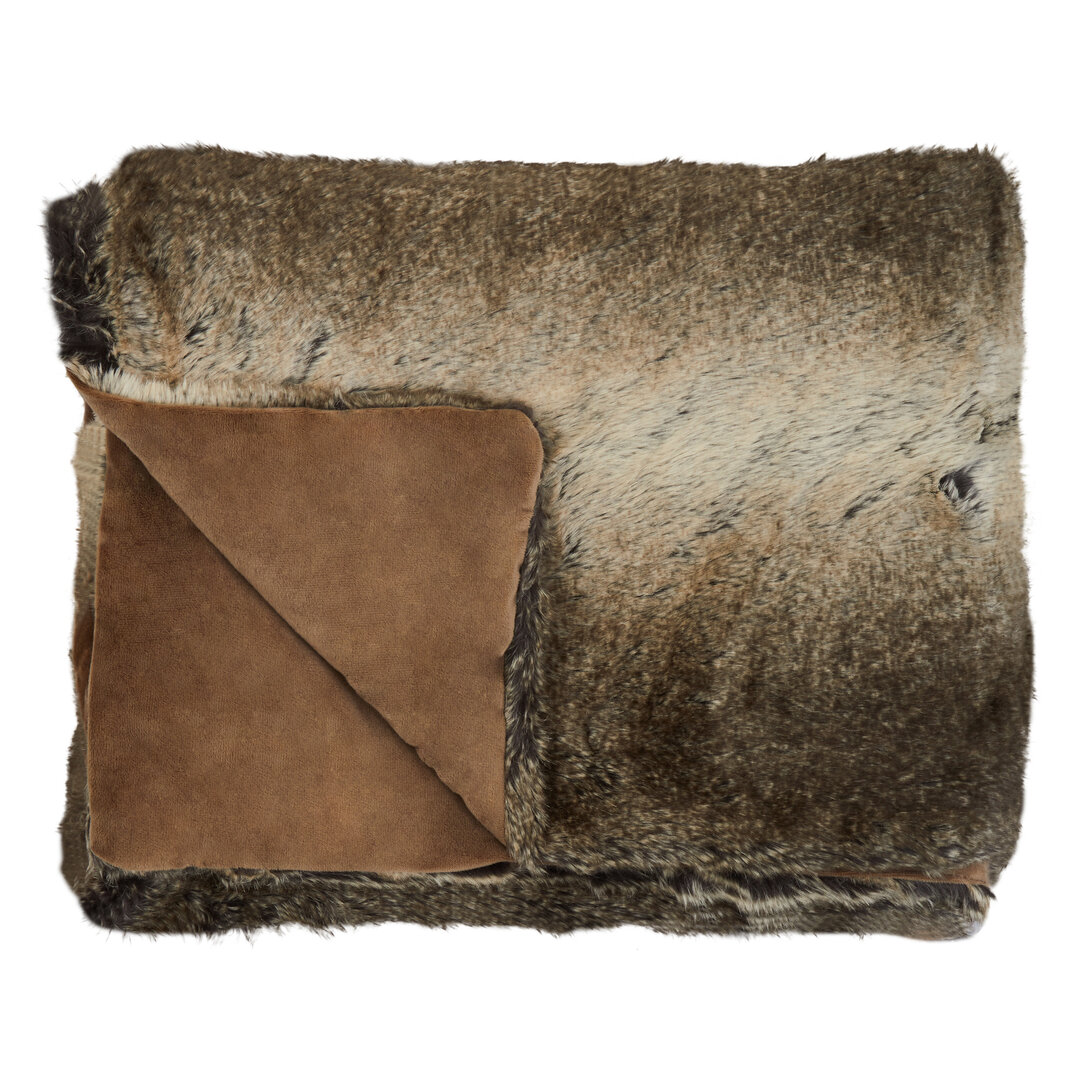 Bosie Lamina Mocha Ombre Felldecke