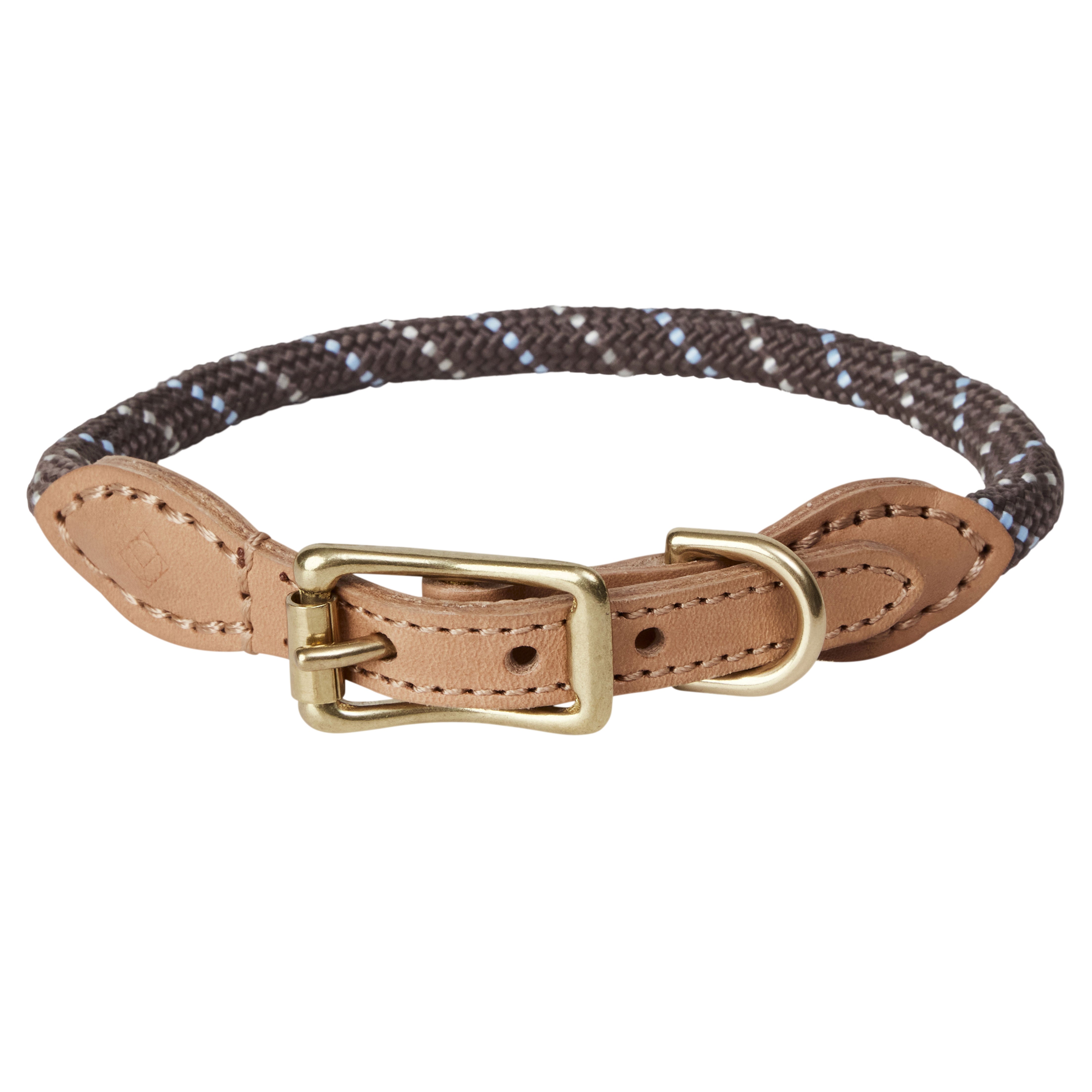 Perry Hundehalsband Extra Groß Nylon Braun