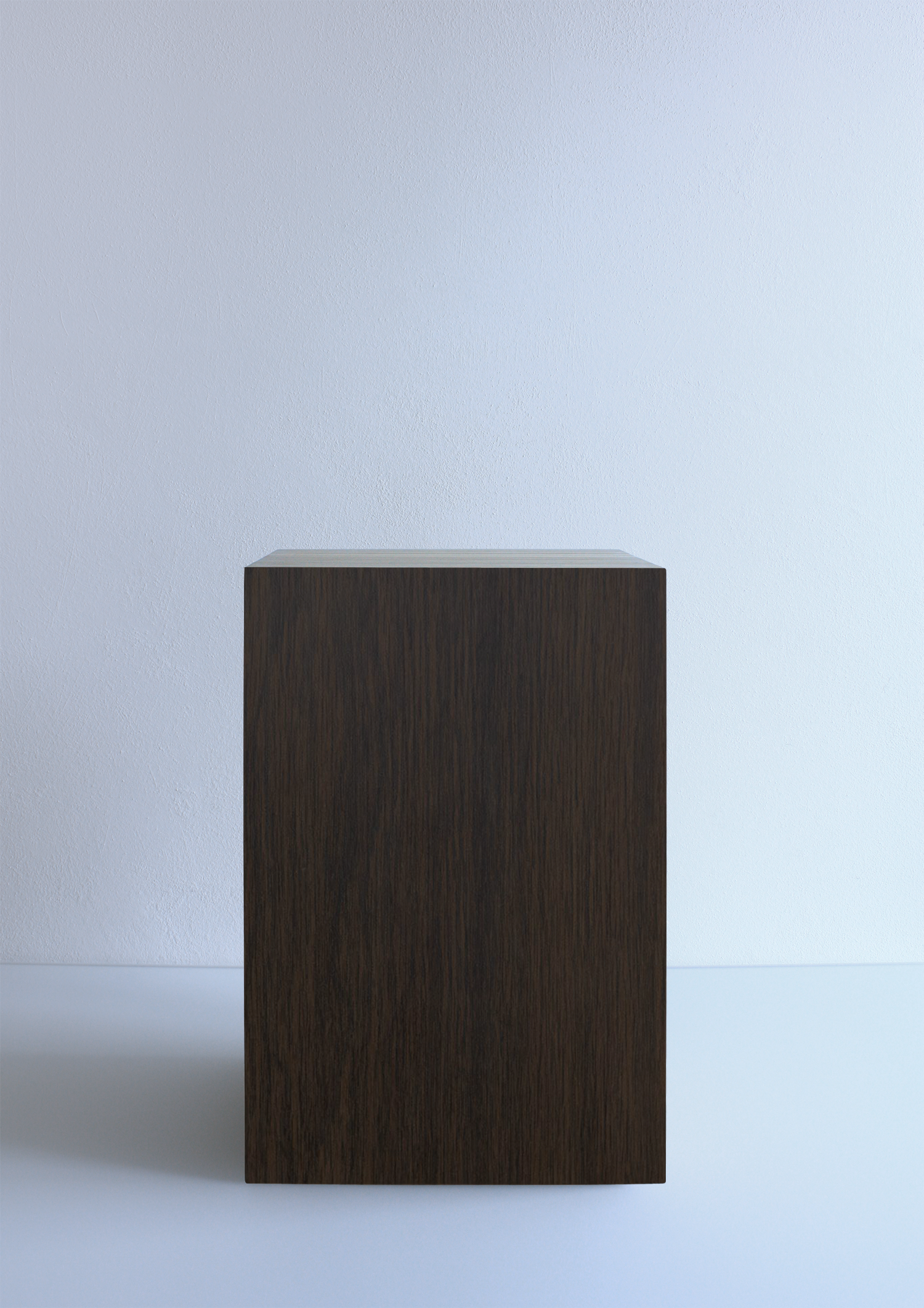 Side table Wengé wood Brown