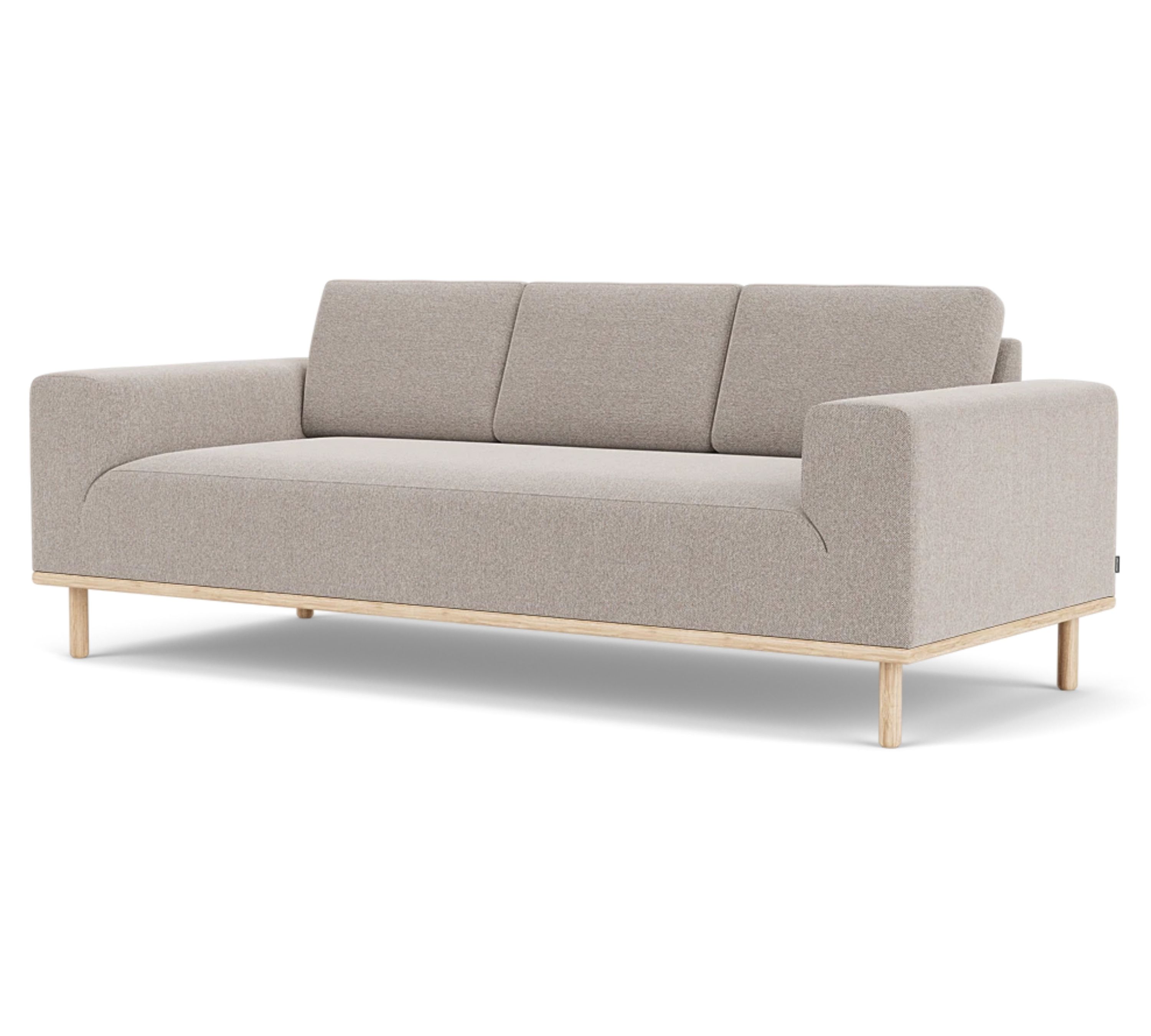 Vilmar Sofa 3-Sitzer Agnes Brown