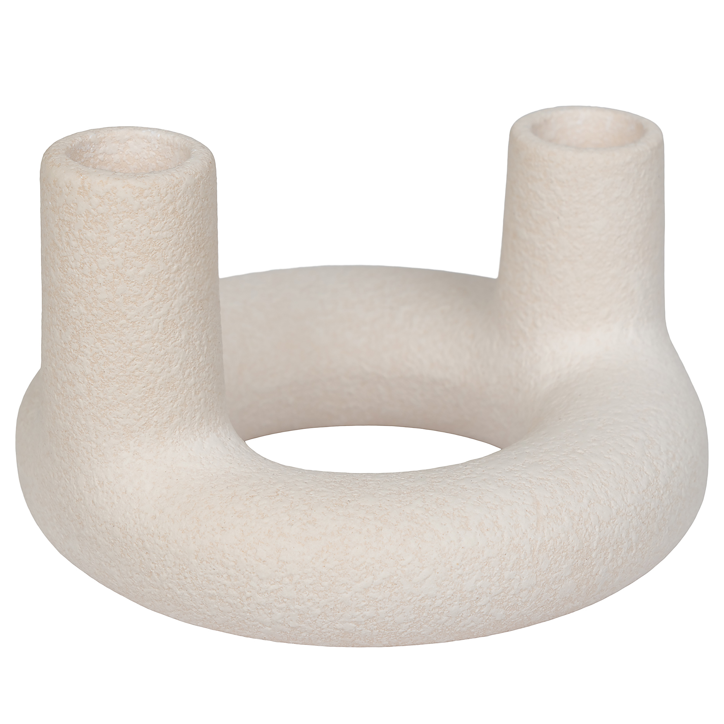 Pamfi Kerzenhalter Keramik Beige