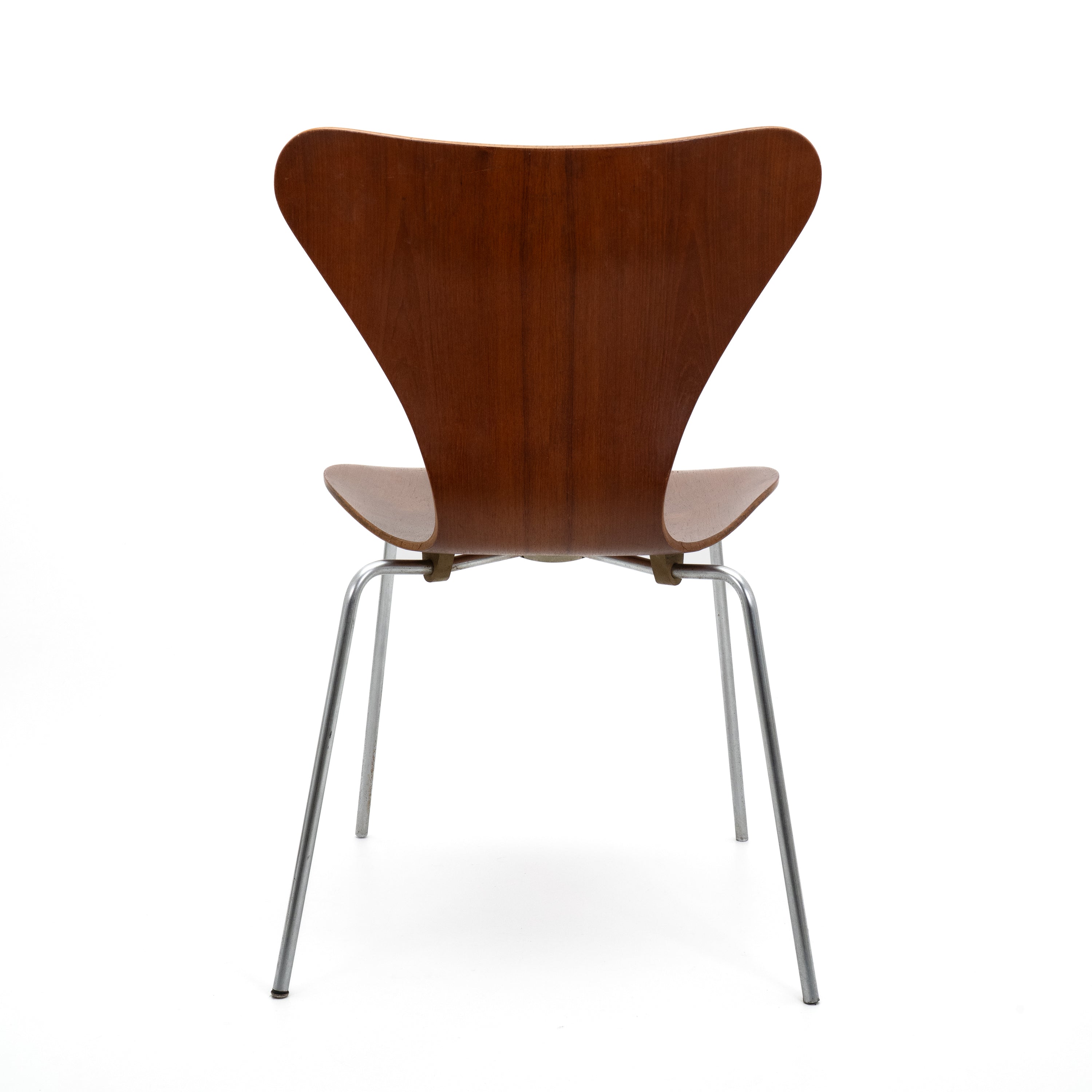 Serie 7 Stuhl Chrom Teakholz von Fritz Hansen