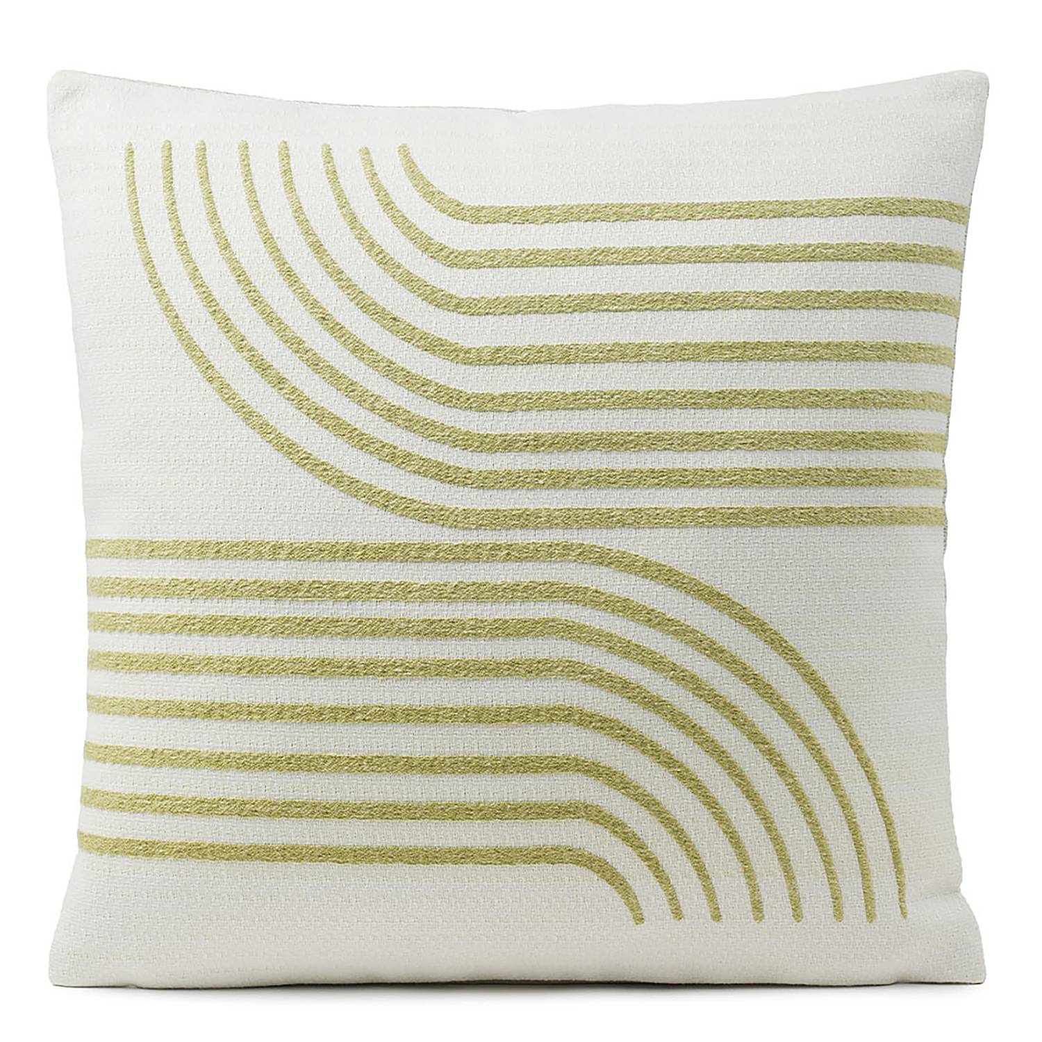 Chellano Kissenhülle Polyester Baumwolle Grün 50 x 50 cm