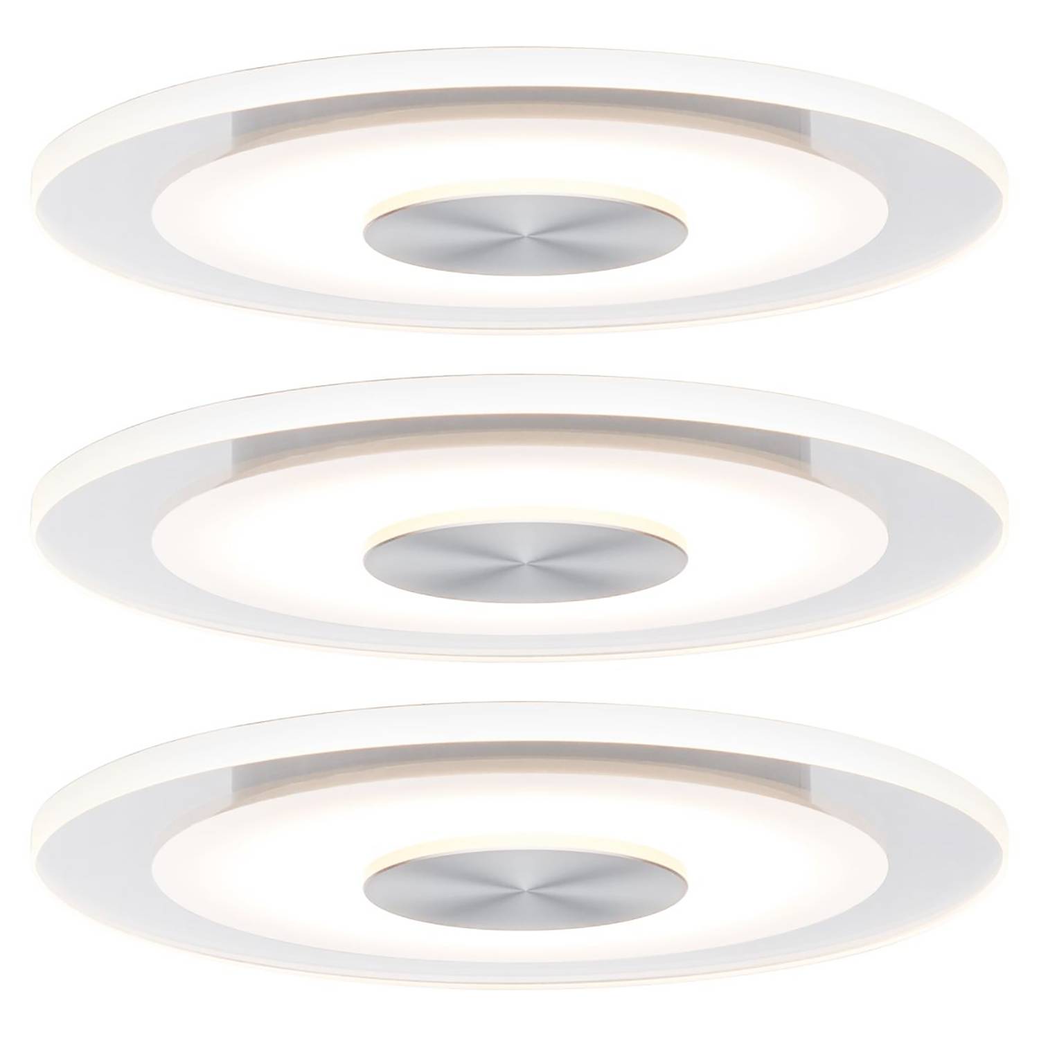 3x Einbauleuchte Whirl II Weiß