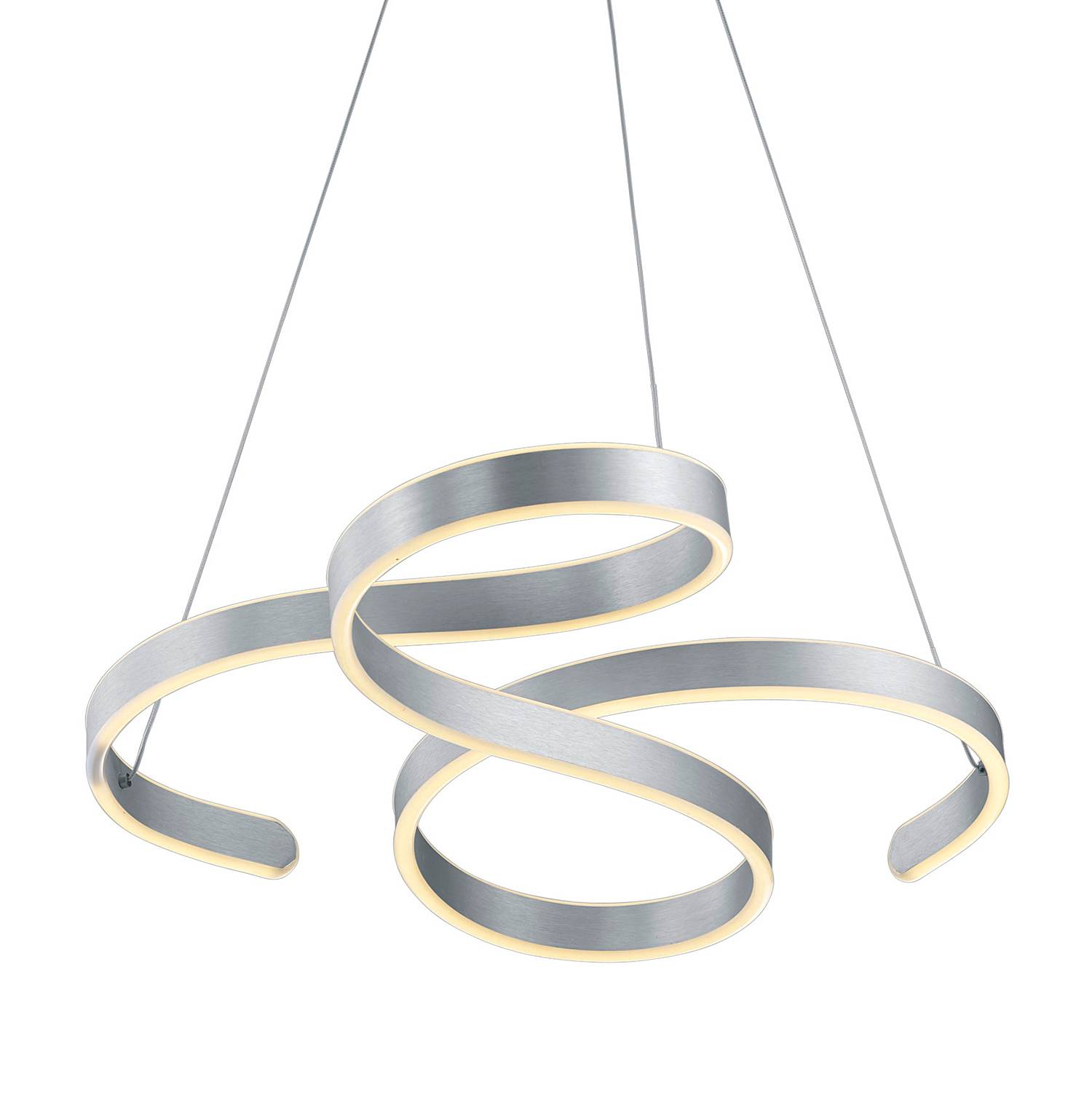 1-Flammig LED-Pendelleuchte Francis Eisen