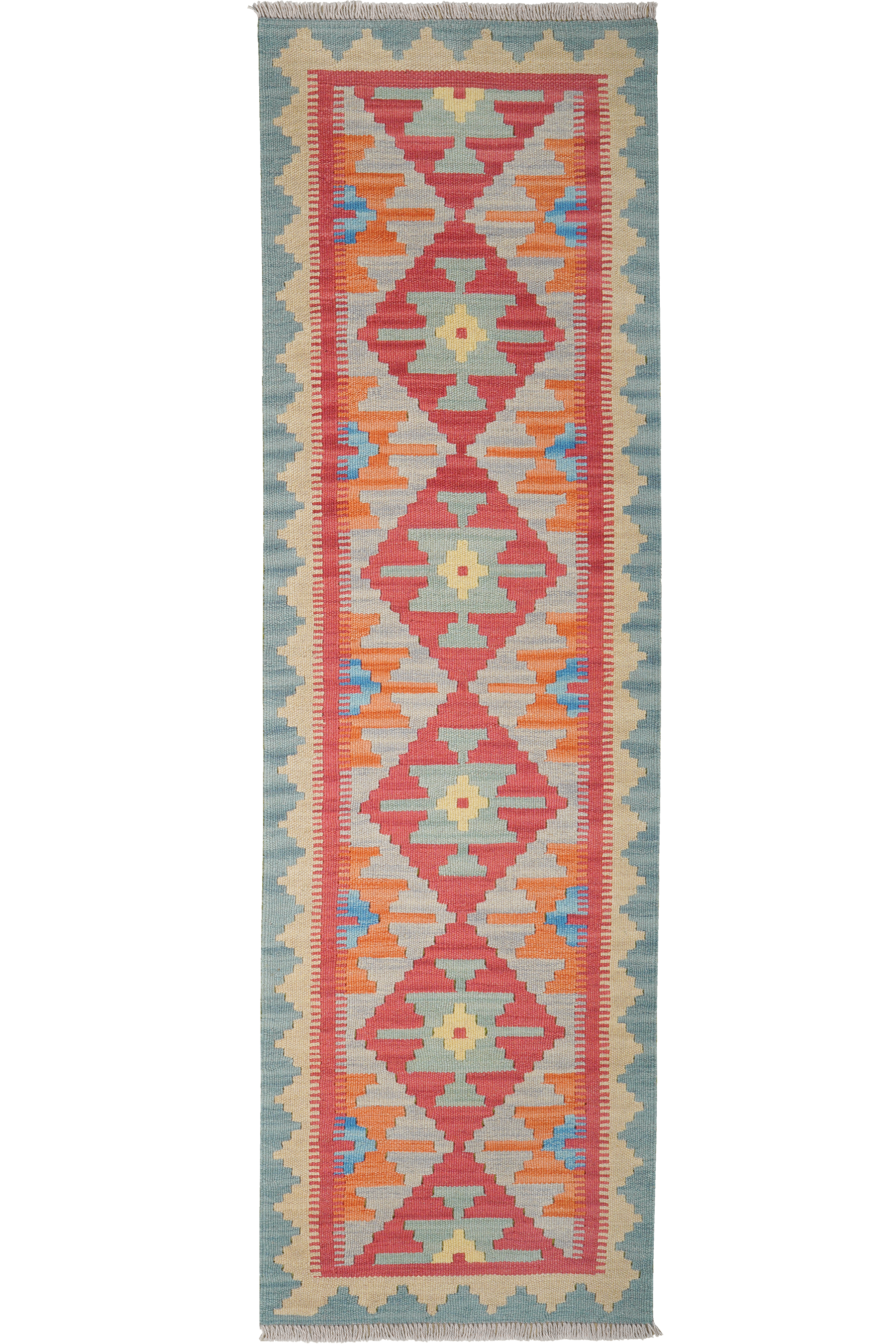 Kelim Gashgai Teppich Wolle Rot