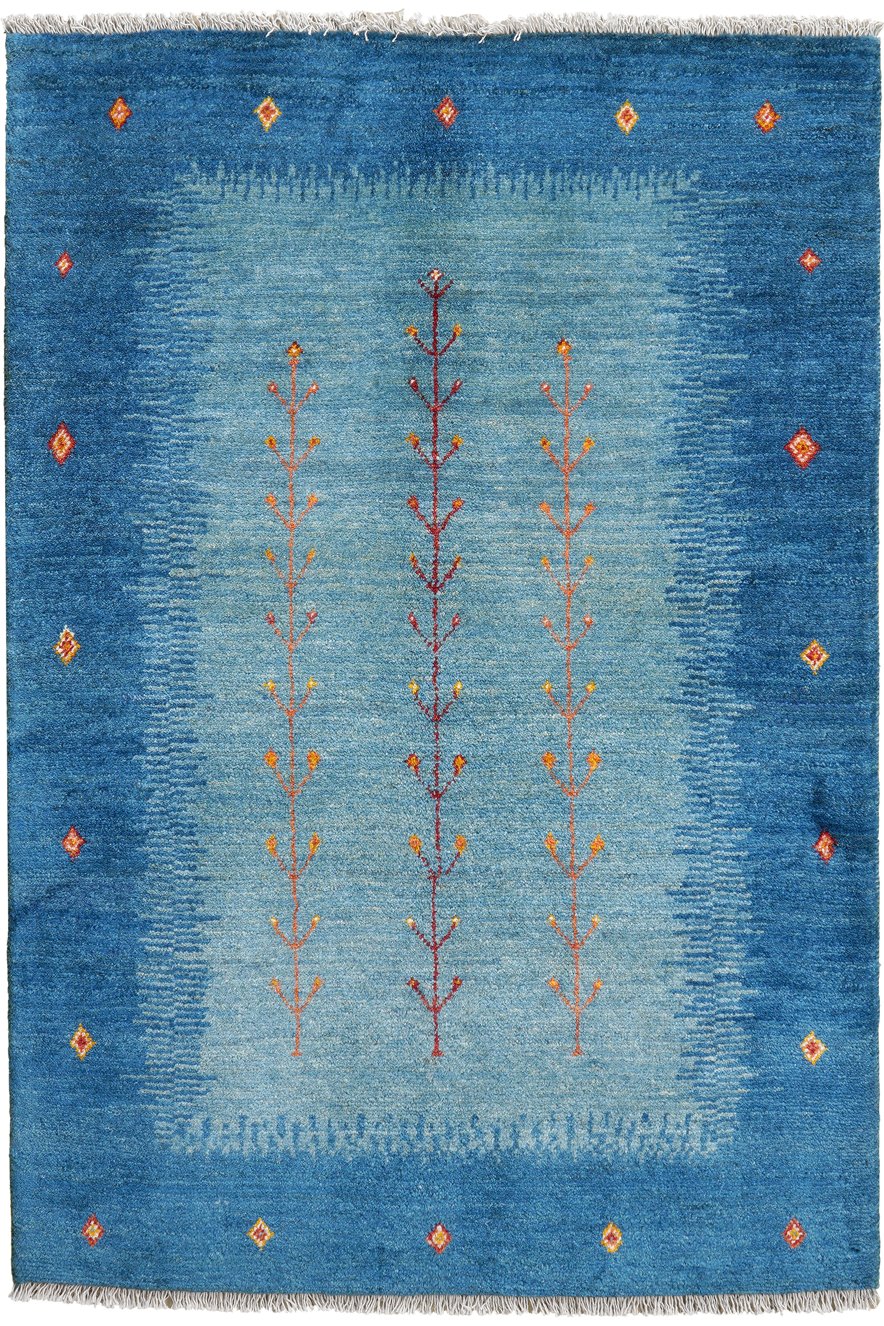 Rizbaf Gabbeh Rug Wool Blue