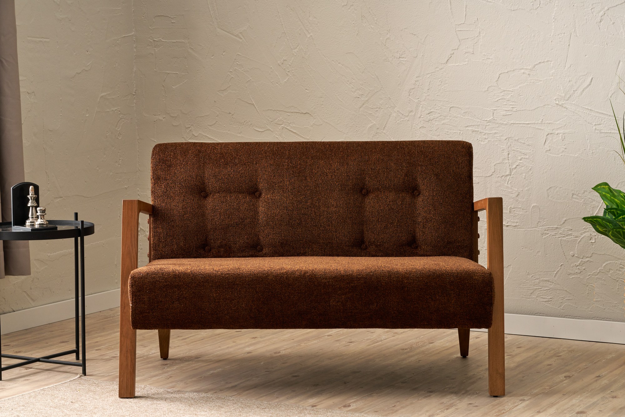 Kemer Sofa Buchenholz Braun