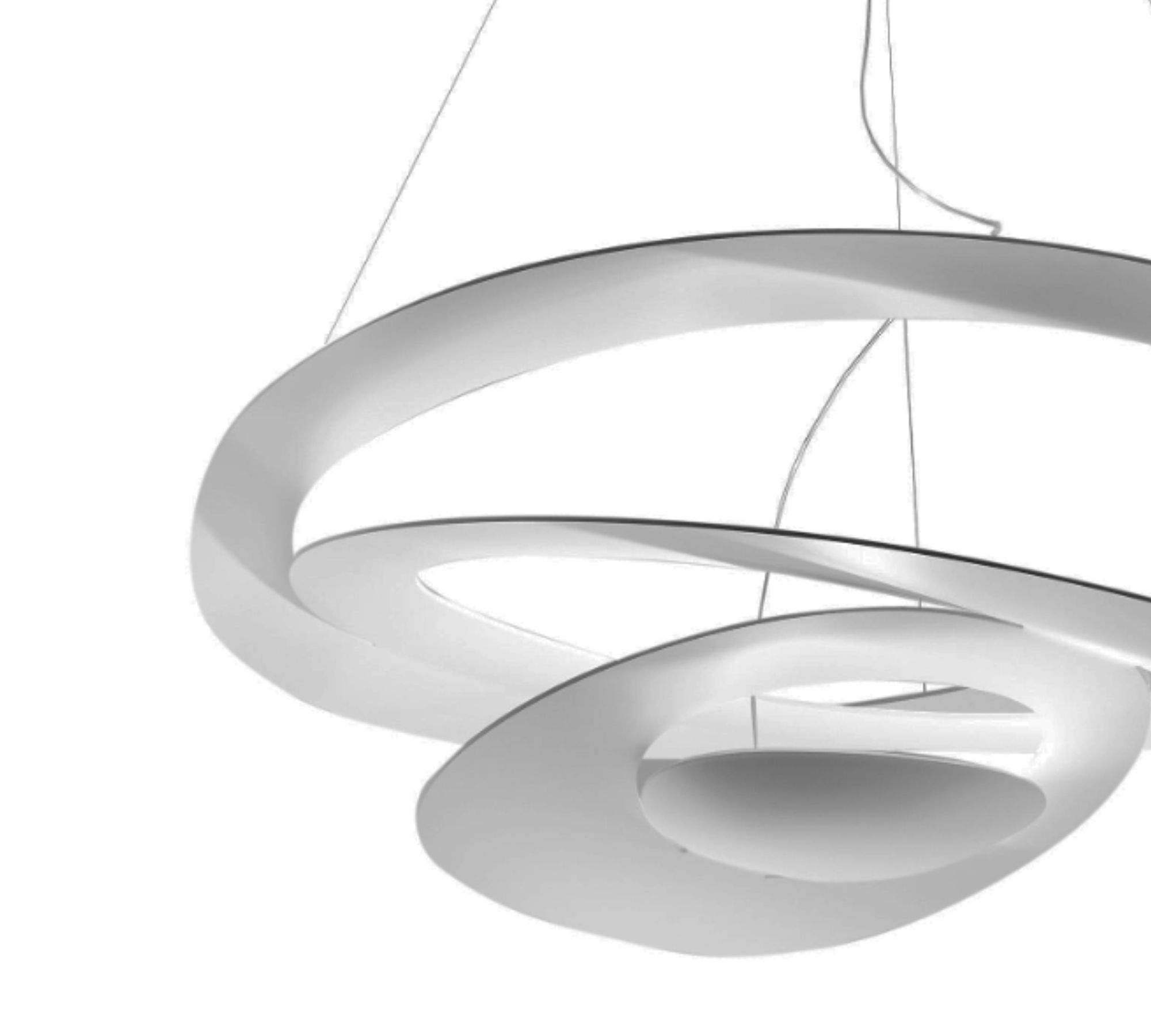 Pirce Deckenleuchte Aluminium Weiß