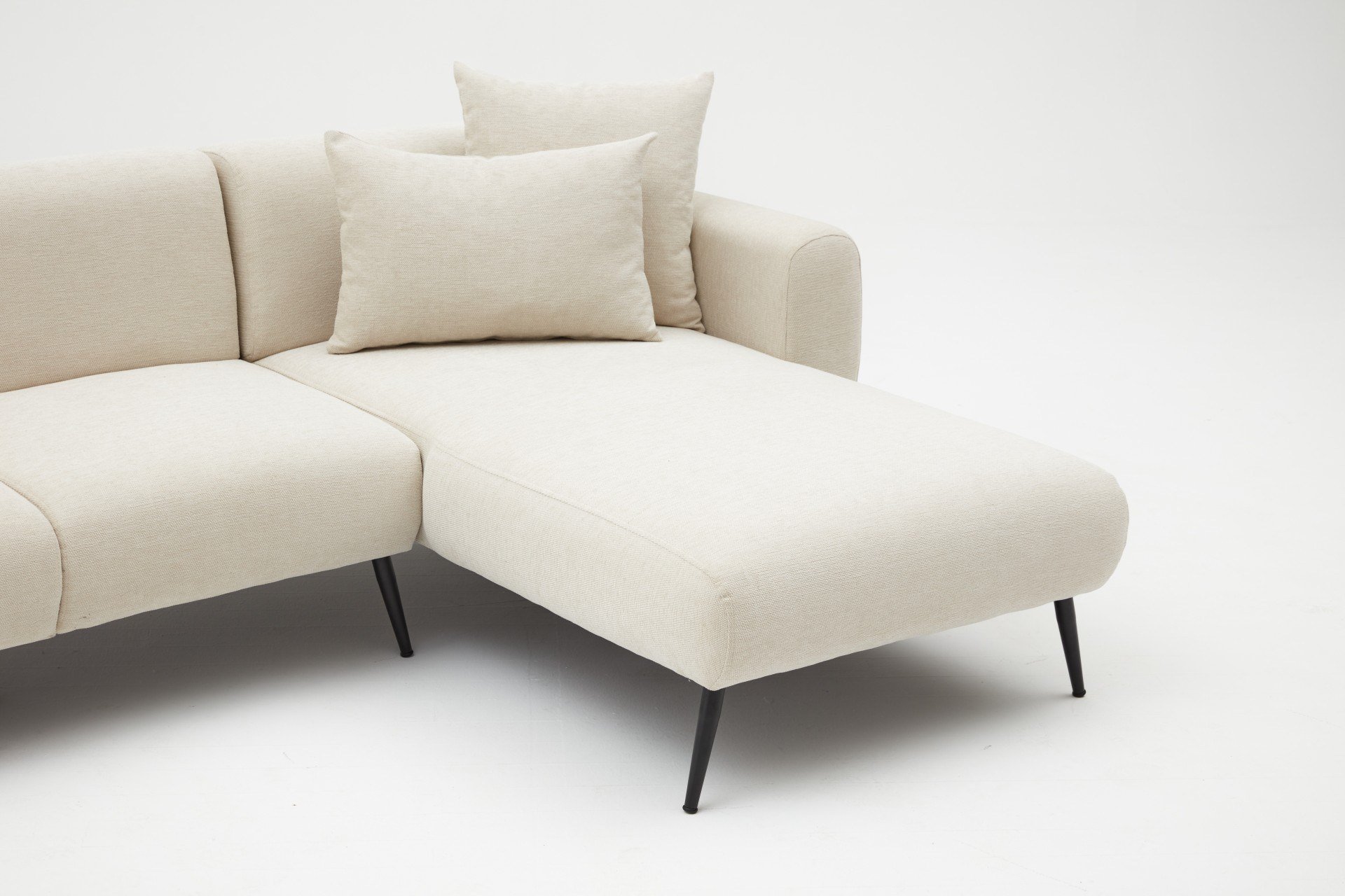 Side Sofa Récamiere Rechts Creme