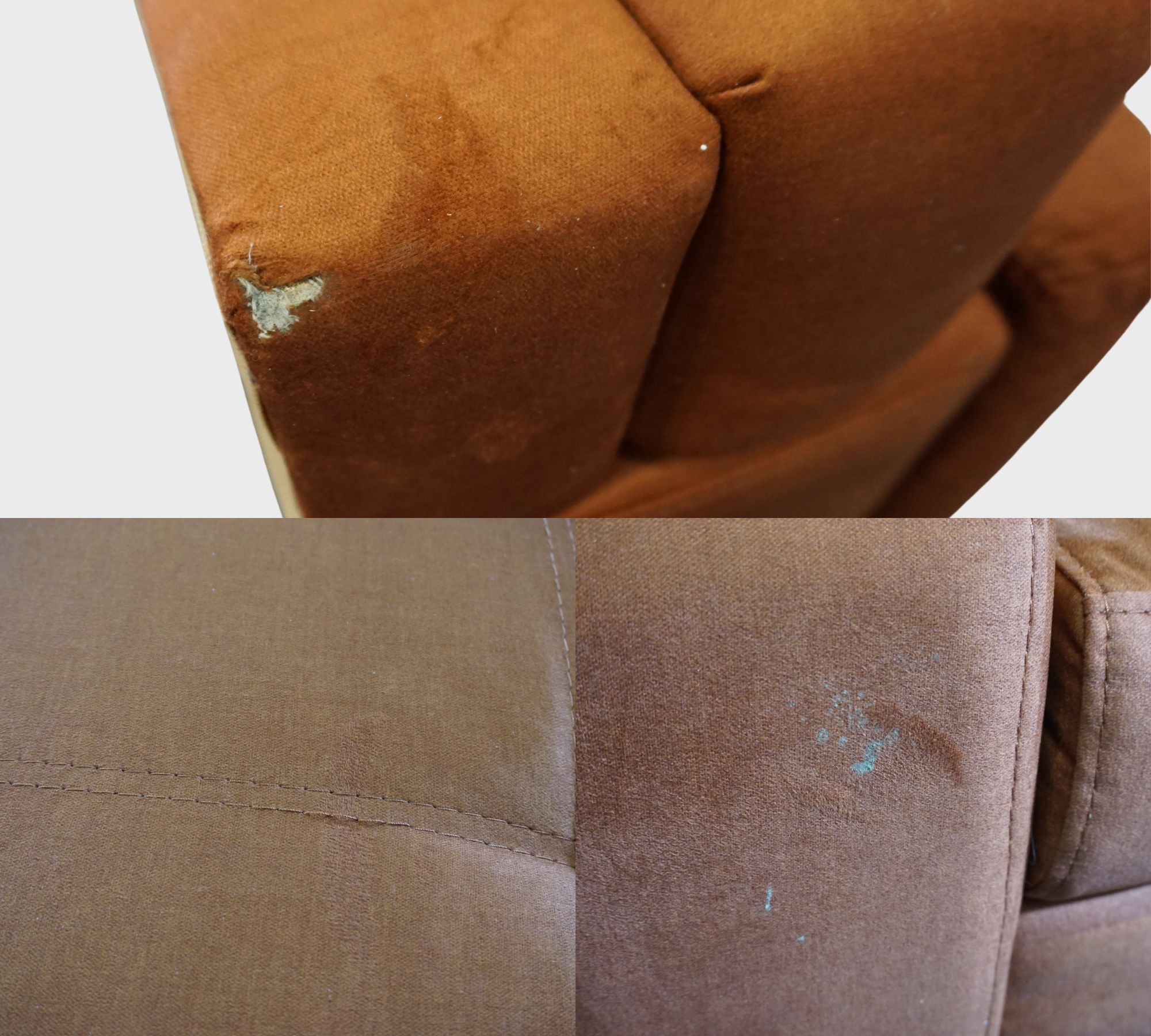Sofa 3-Sitzer Orange