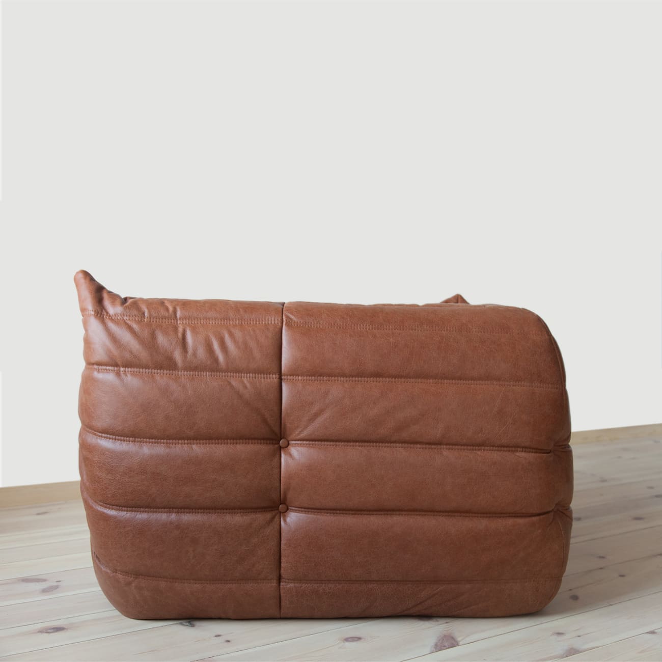 Togo Corner Sofa Pull-Up Leather Kentucky Brown