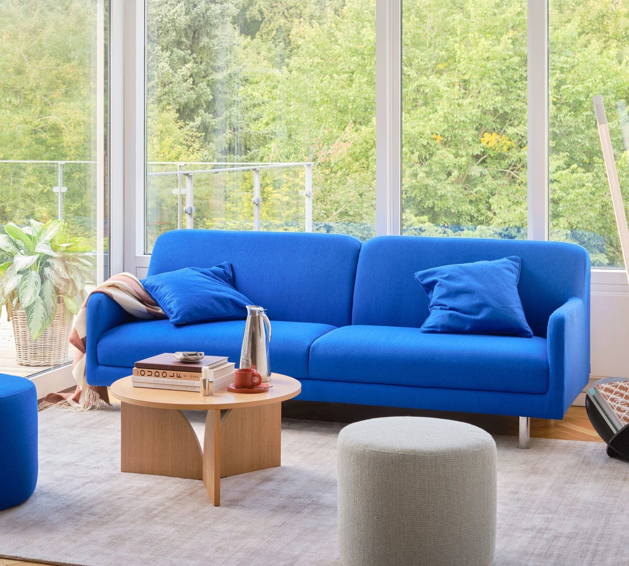 Landon Sofa 3-Sitzer Mark Cobalt Blue