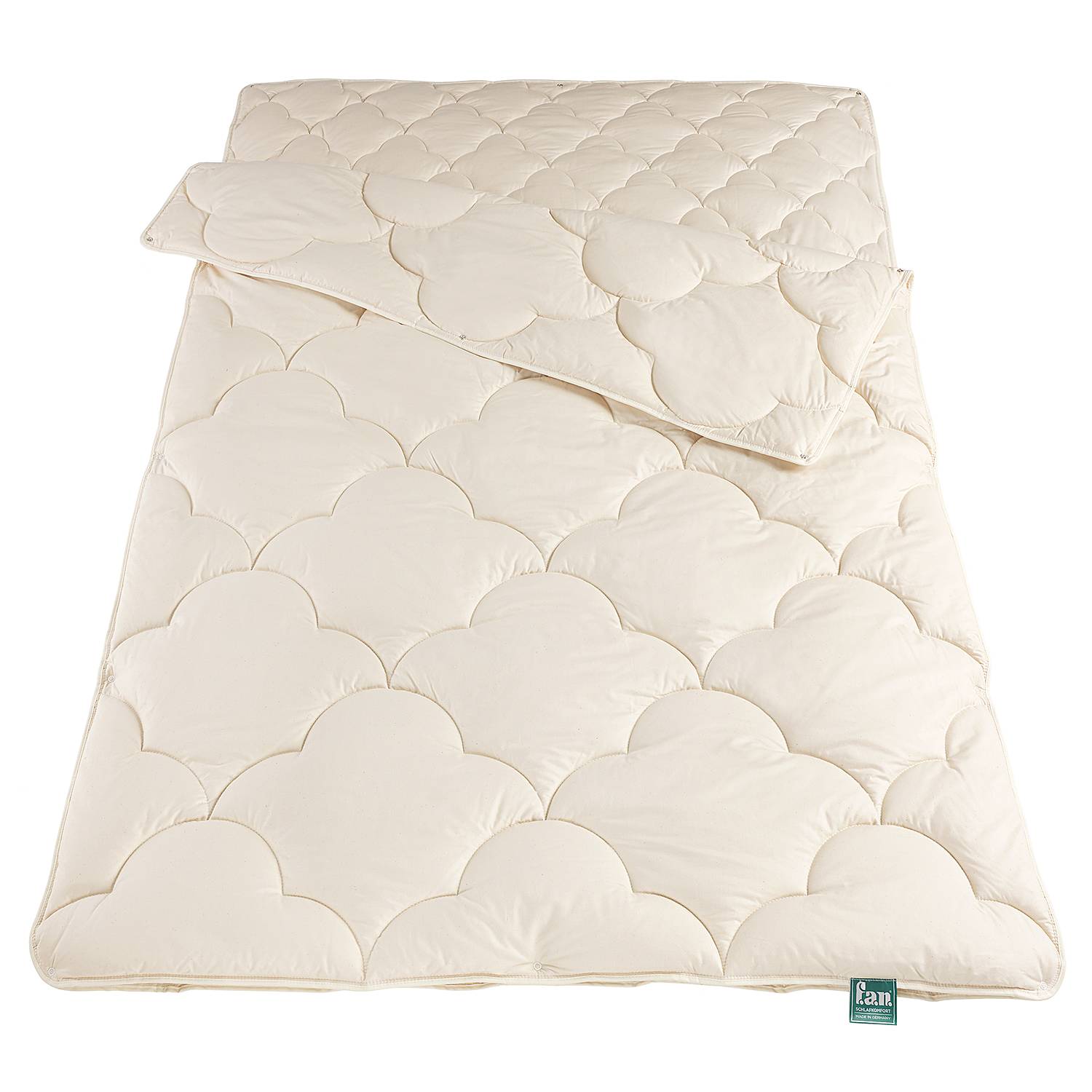 Hanf Relax Ganzjahresdecke Baumwolle Beige 