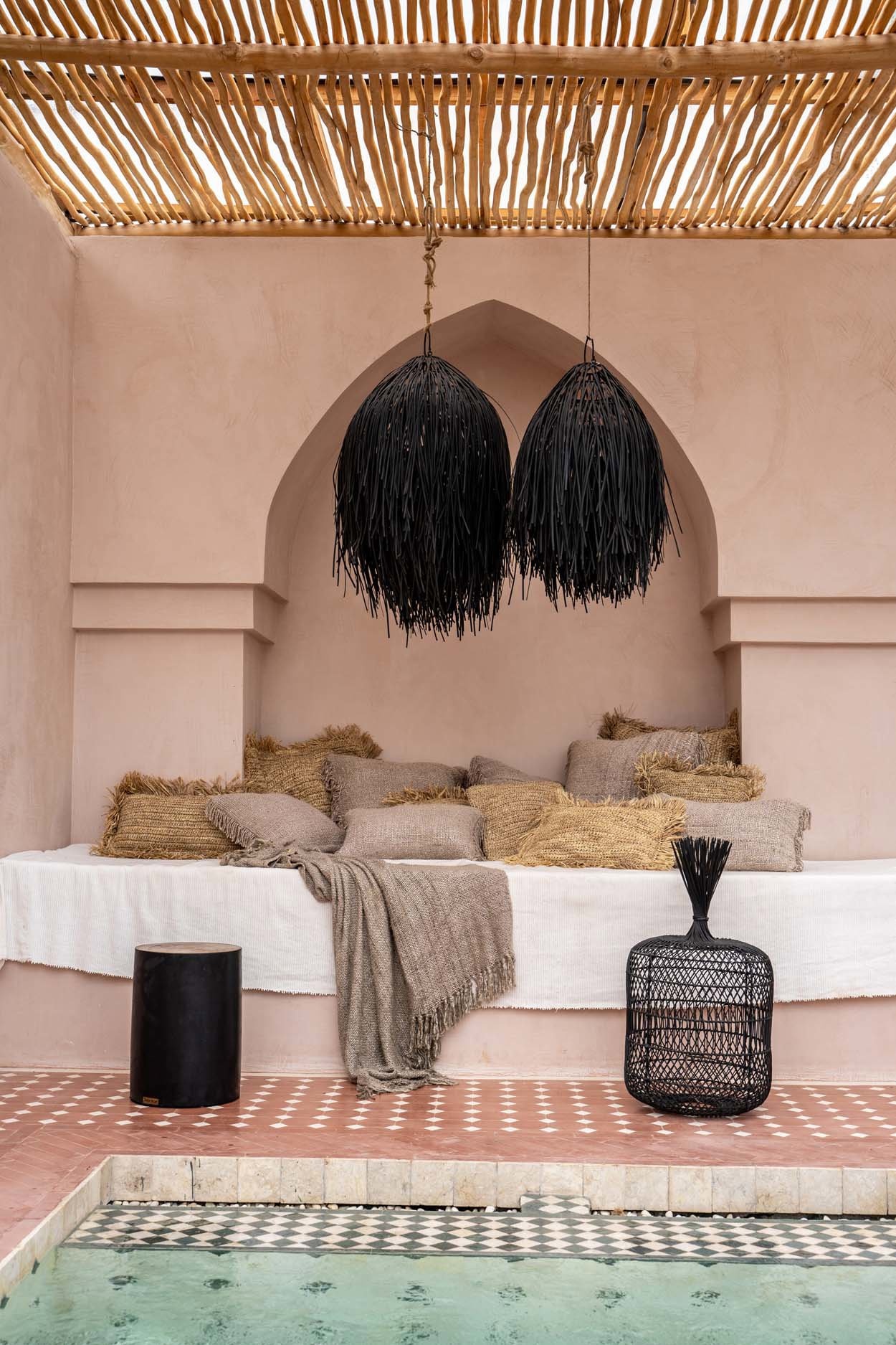 Kissenbezug Baumwolle Grau