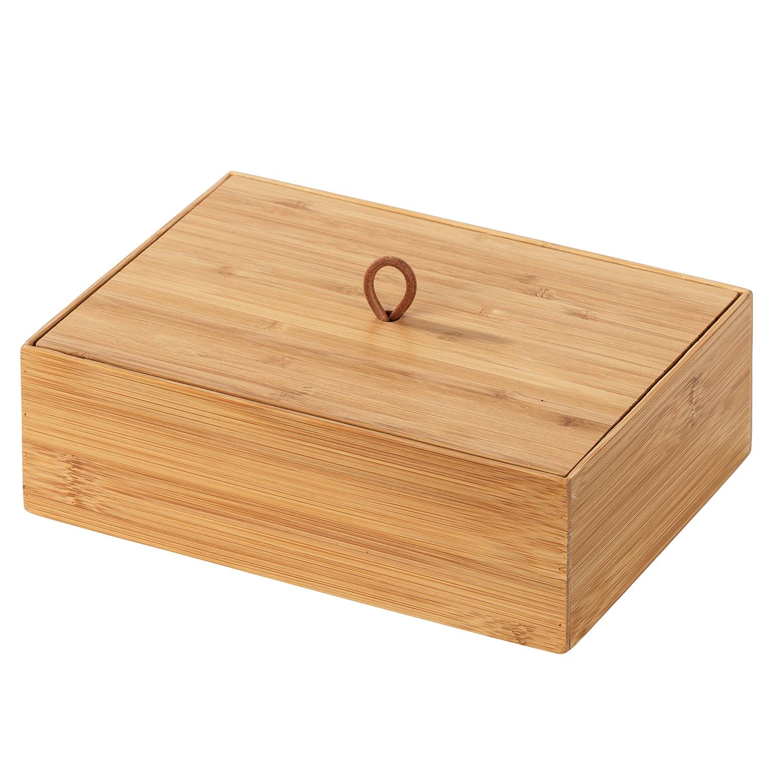 Terra I Box with lid Bamboo Brown 22 x 15 cm