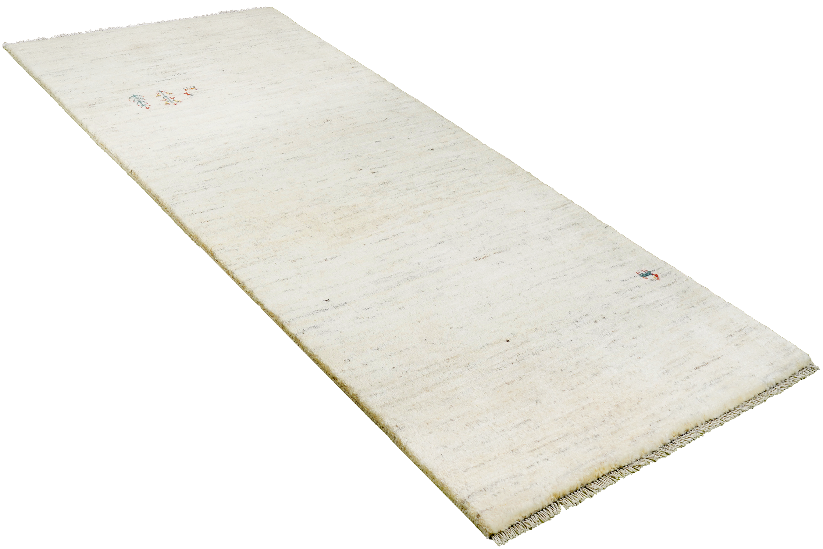 Rizbaf Gabbeh-Teppich Wolle Beige