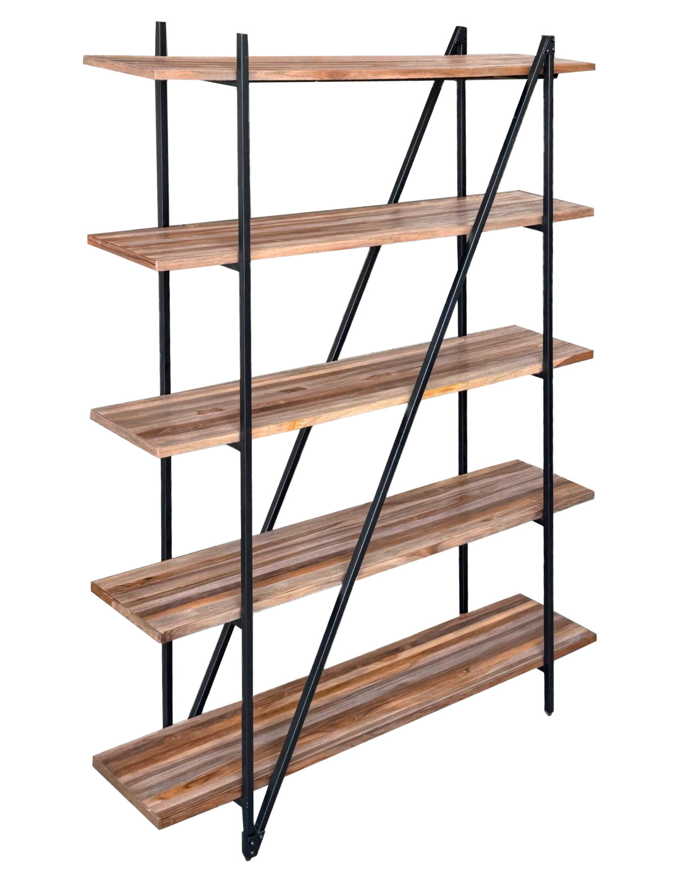 Bücherregal Recyceltes Teakholz