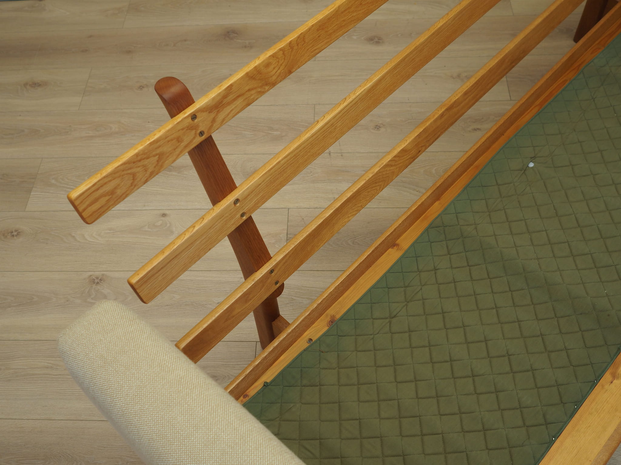 Sofa Textil Beige 1960er Jahre