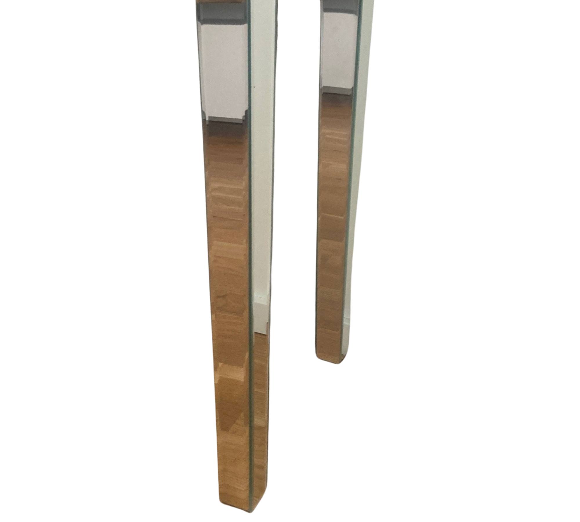 Sideboard Verspiegelt Glas Weiß